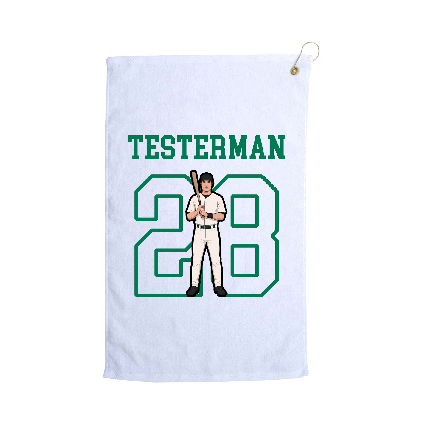 Golf Towel — Shirsey in White