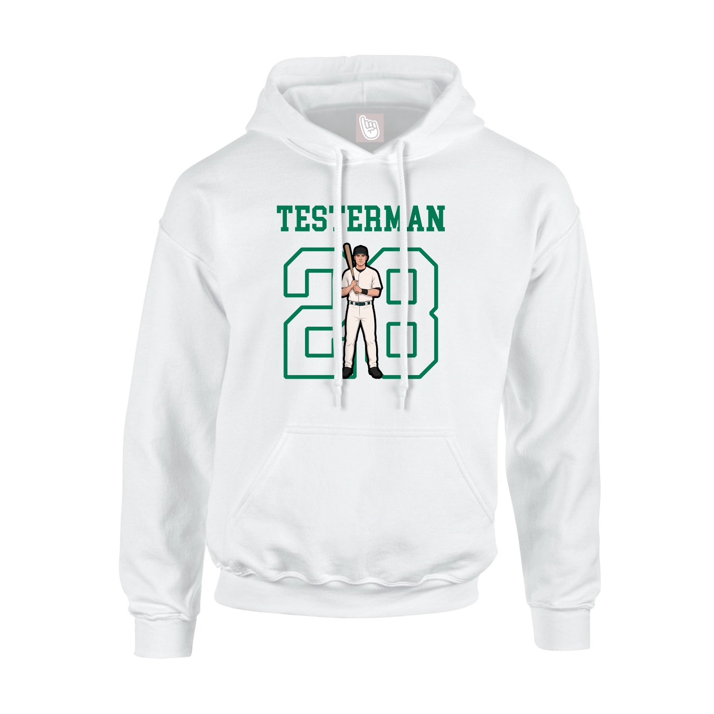 Hoodie — Shirsey in White