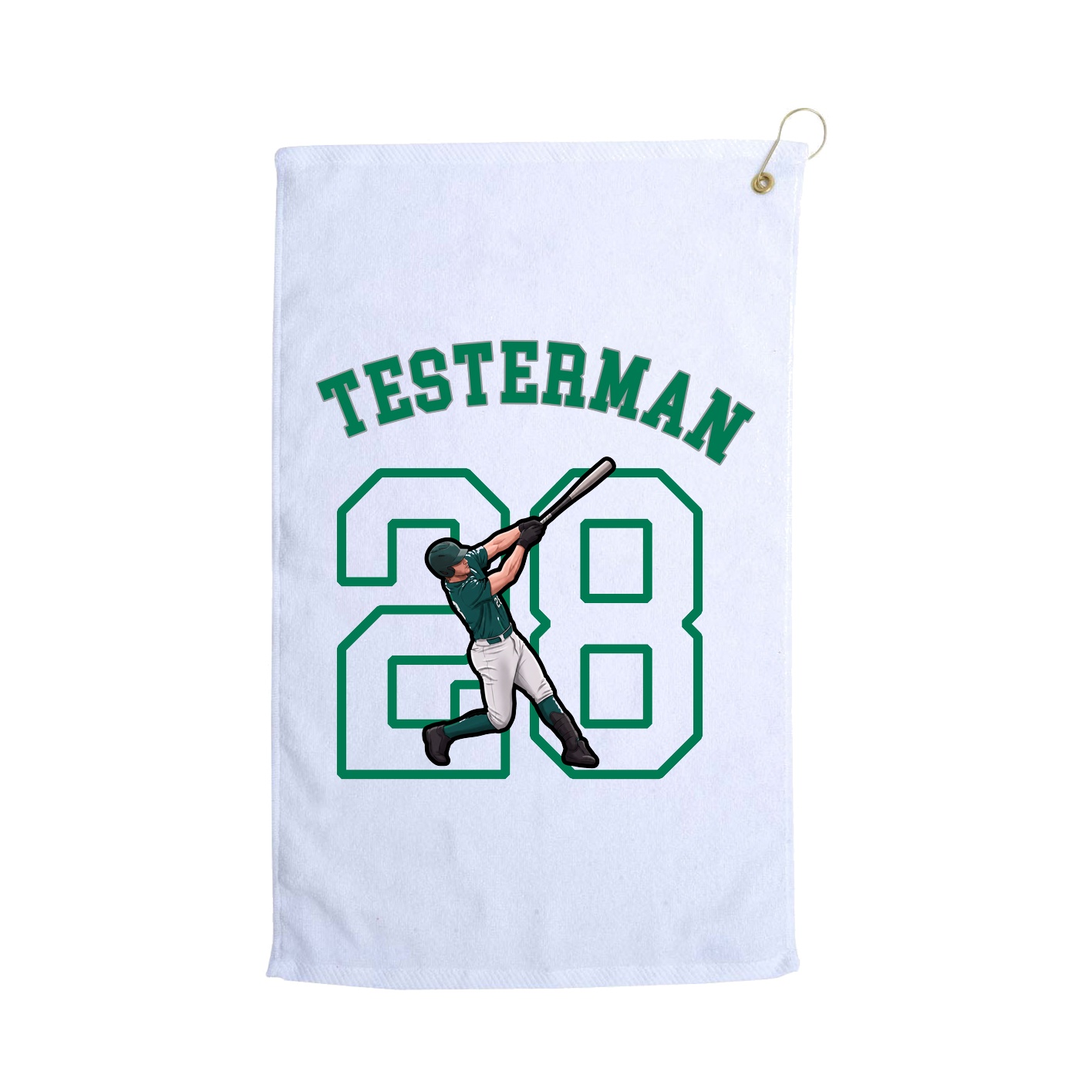 Golf Towel — Shirsey Arch in White