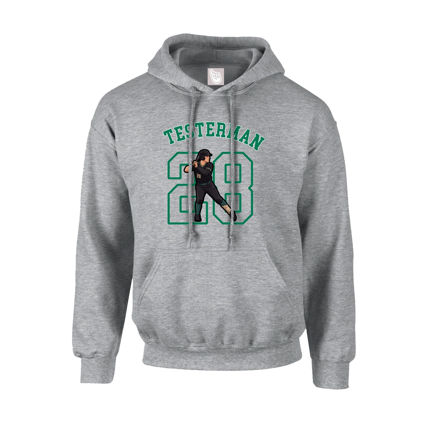 Youth Hoodie — Shirsey Arch in Grey