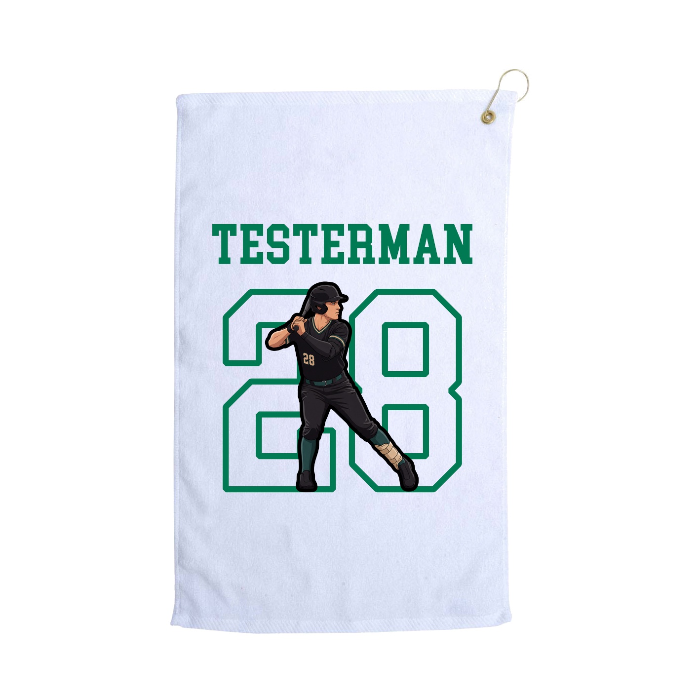 Golf Towel — Shirsey in White