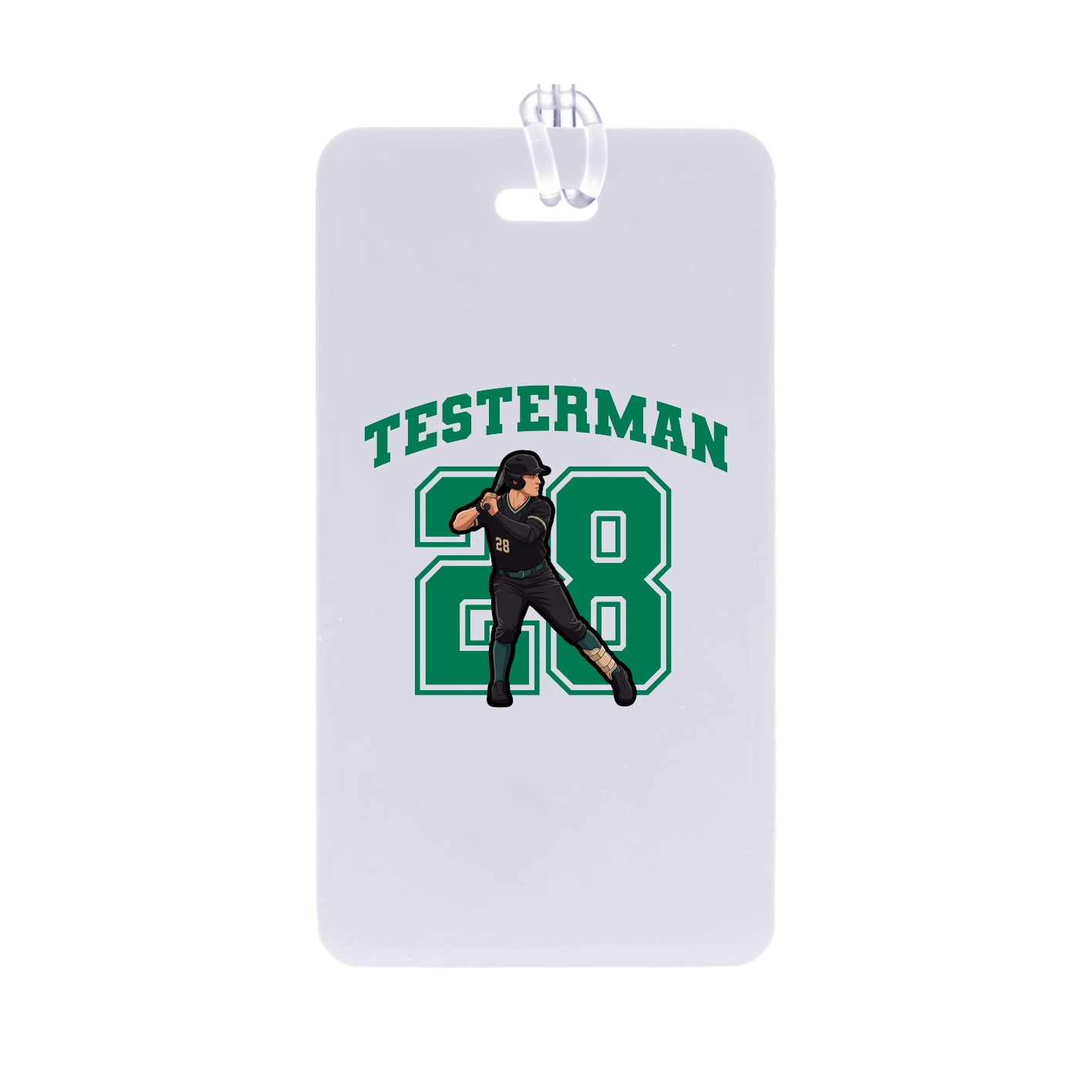 Bag Tag — Number in Classic