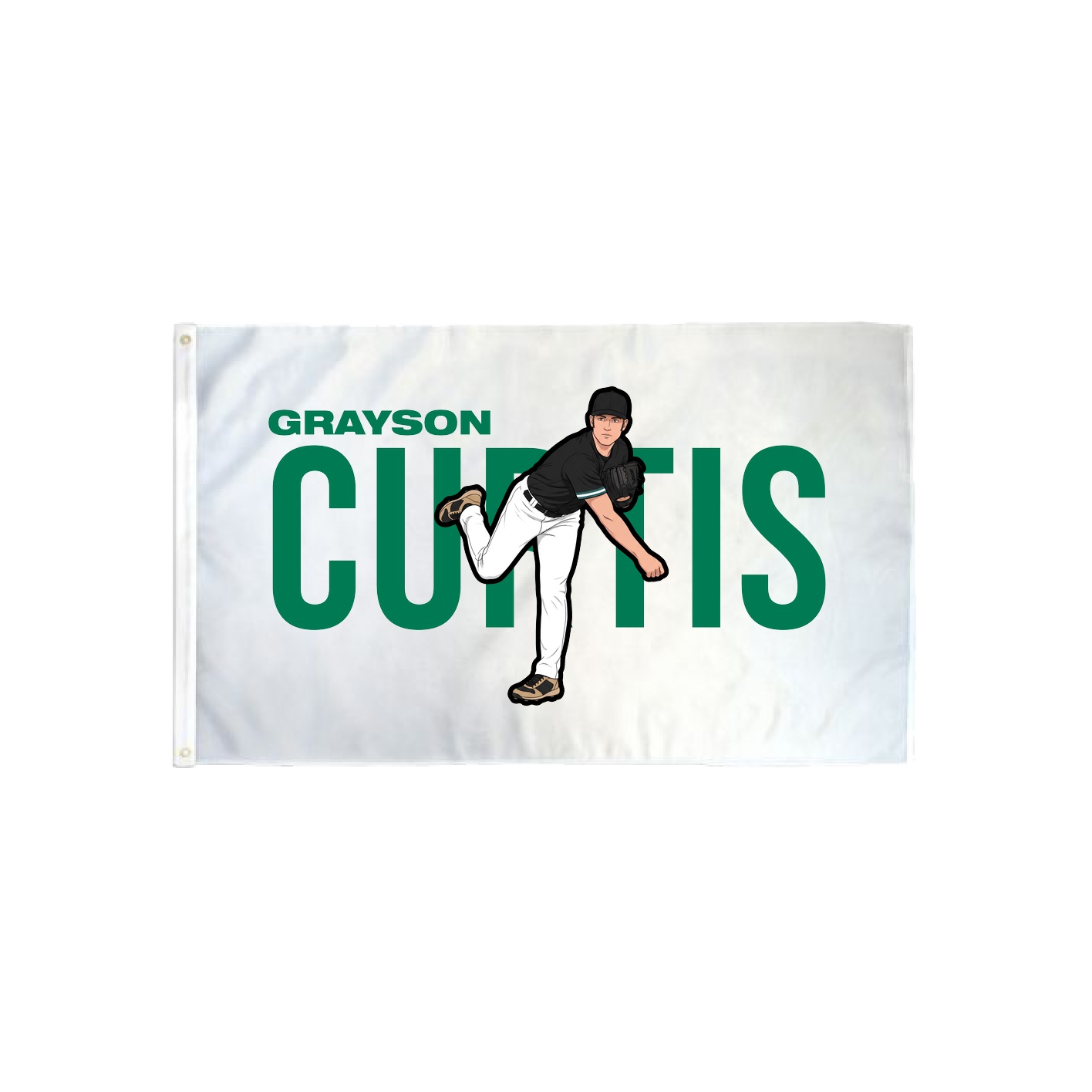 3x5 Flag — Player Name in Classic
