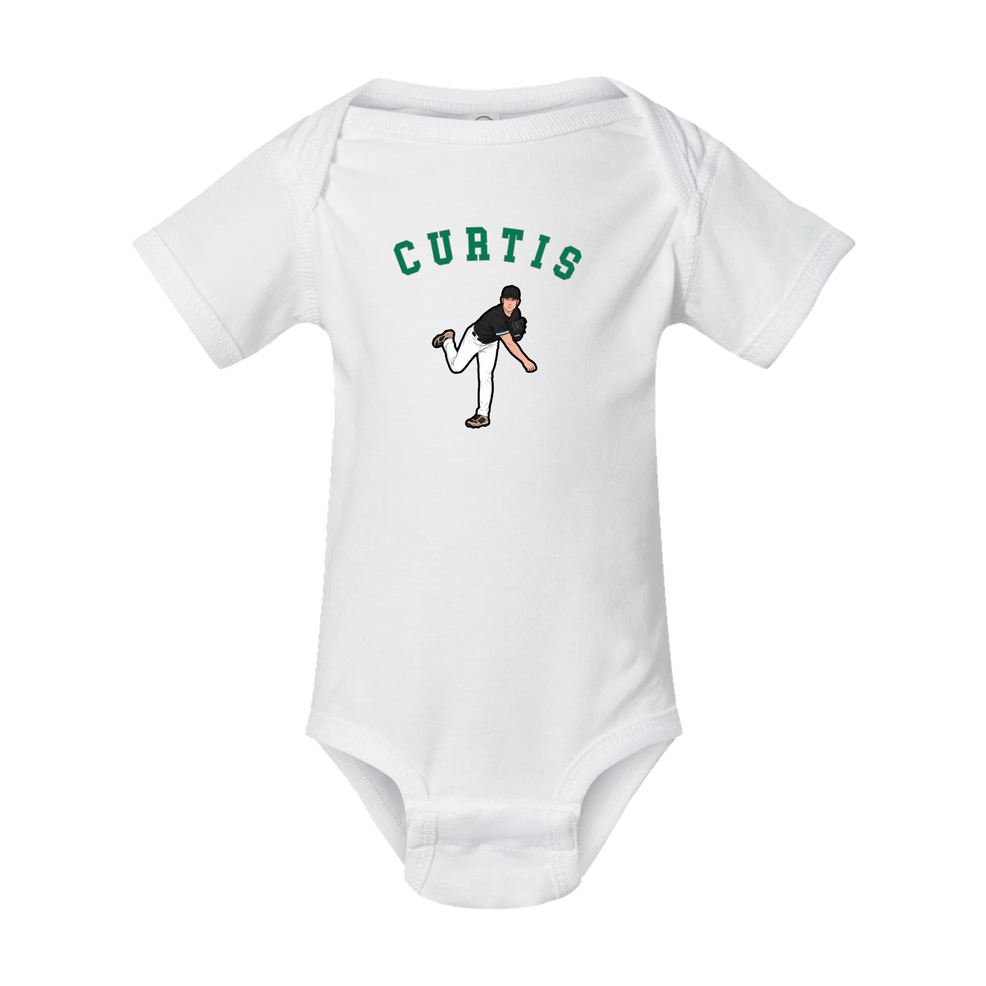Baby Onesie — Shirsey Arch in White