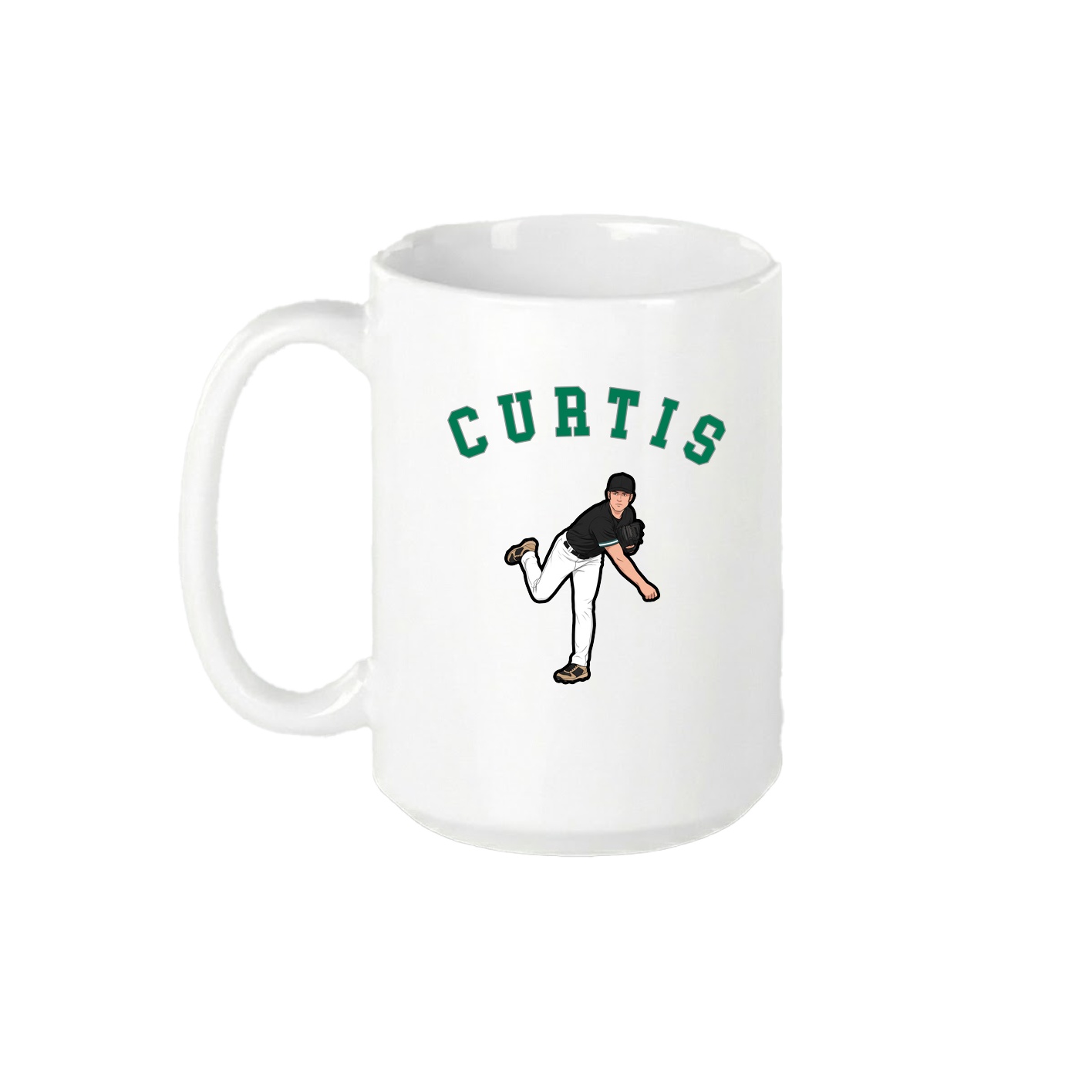 15oz Coffee Mug — Shirsey Arch in White