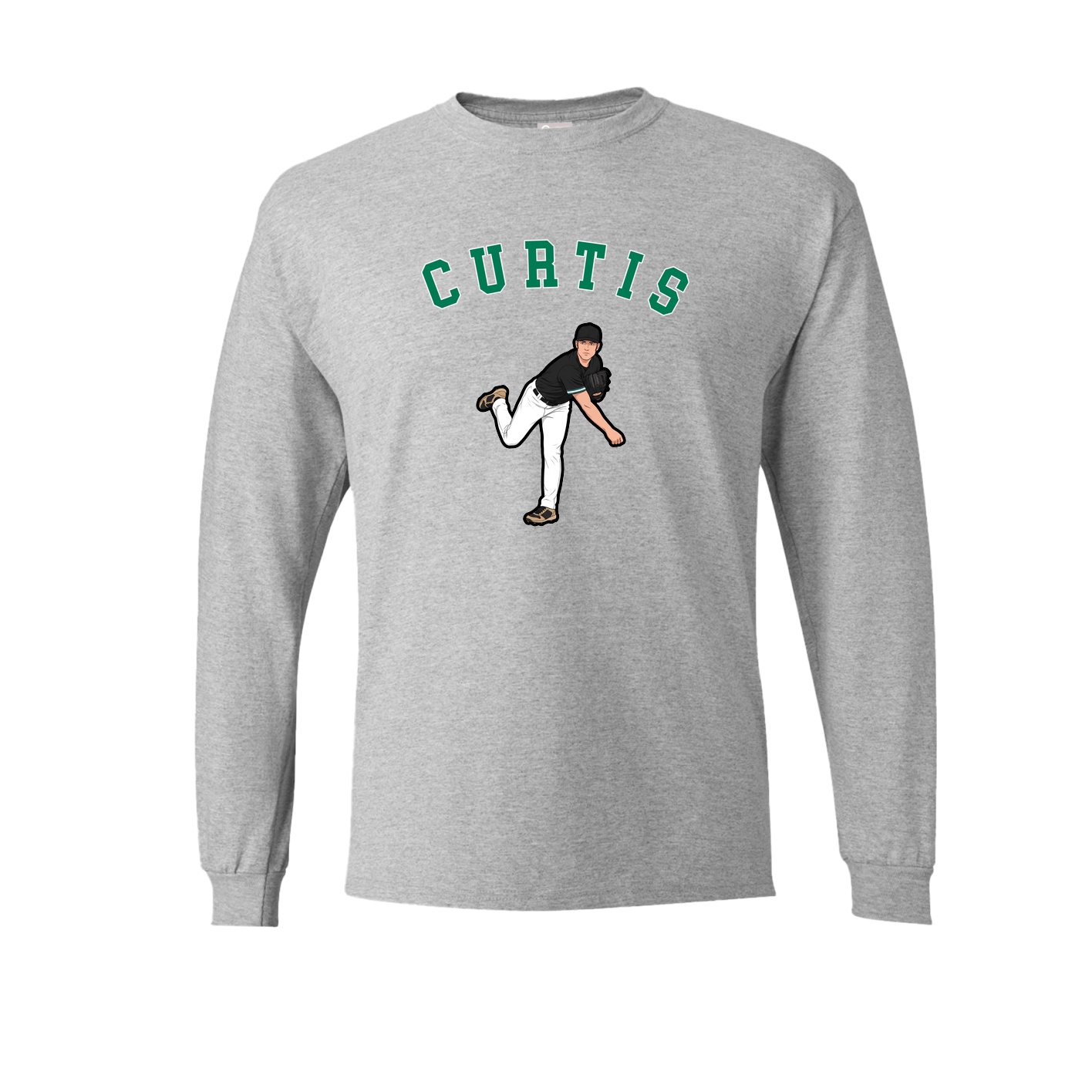 Long Sleeve Tee — Shirsey Arch in Grey