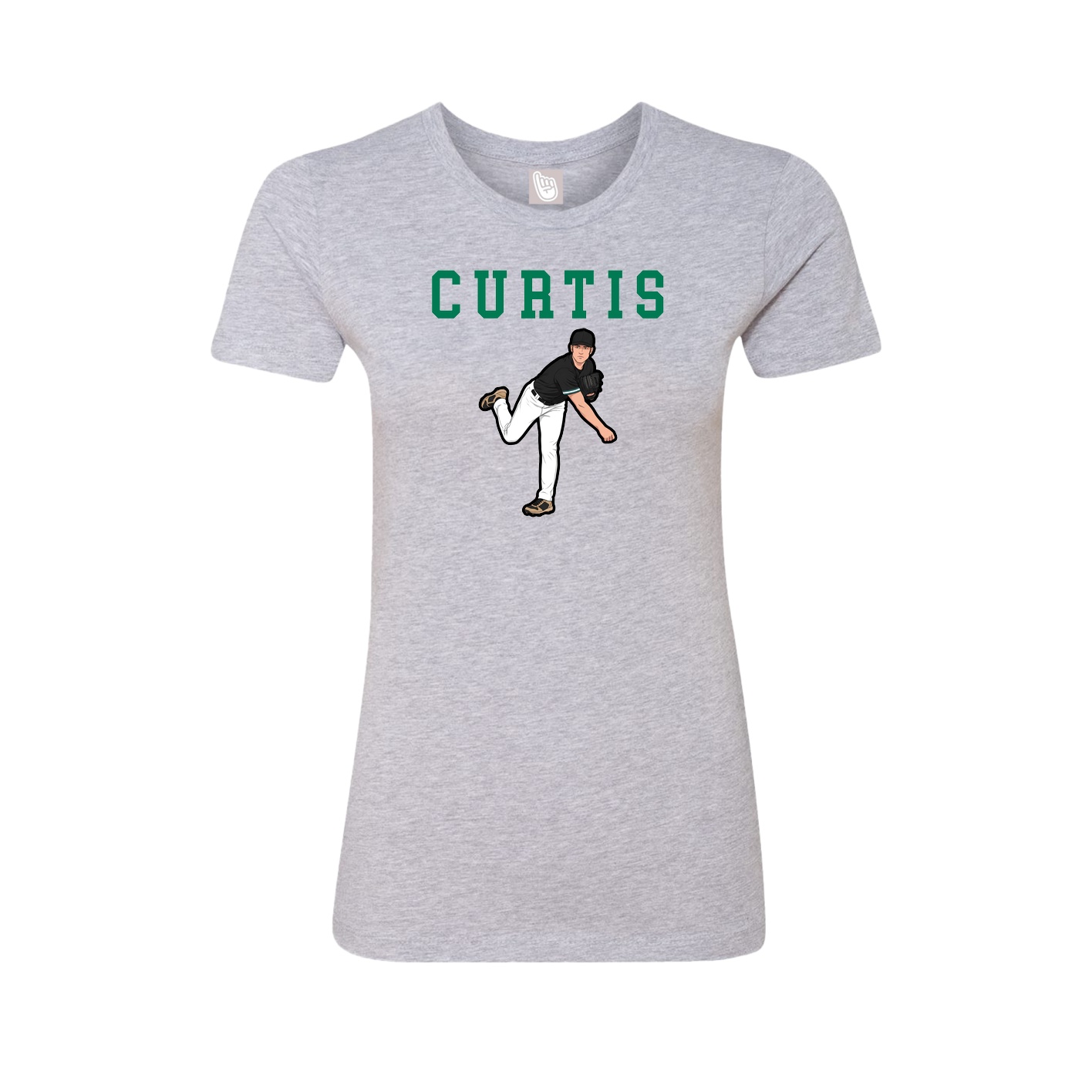 Fitted Women's Tee — Shirsey in Grey
