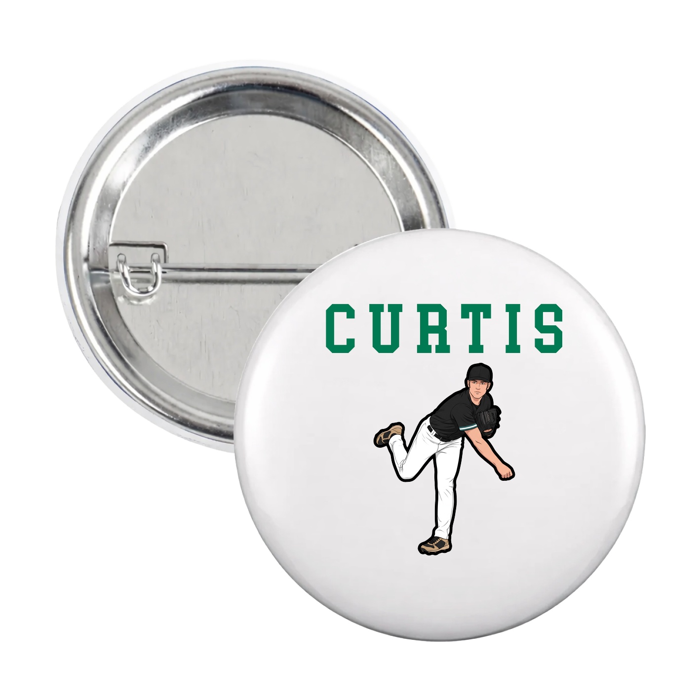 Game Day Button — Shirsey in White