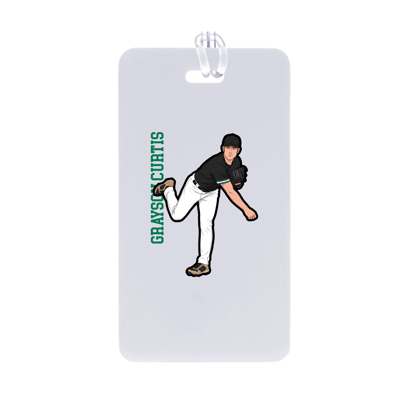 Bag Tag — Name Vertical in Classic