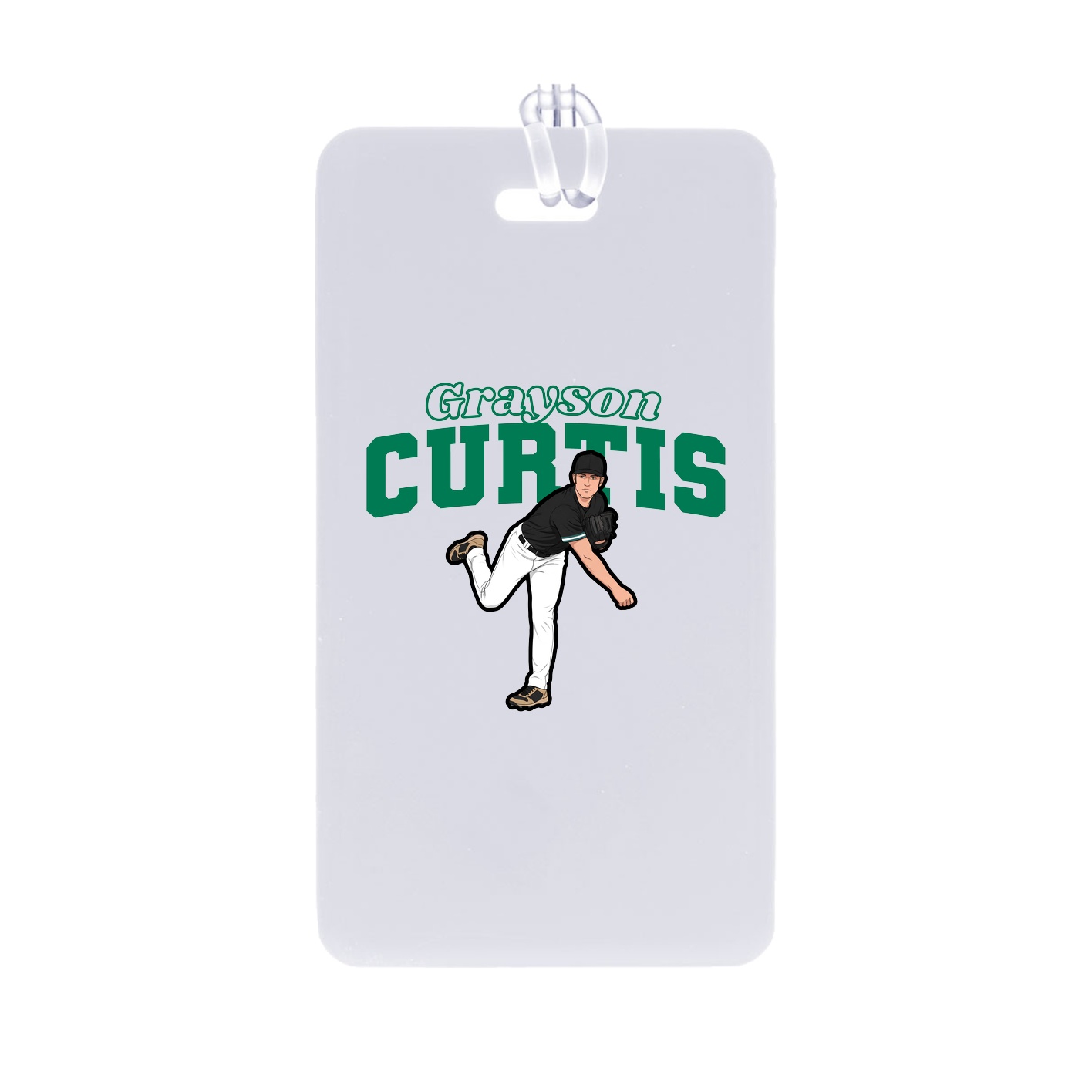 Bag Tag — Name Arch in Classic