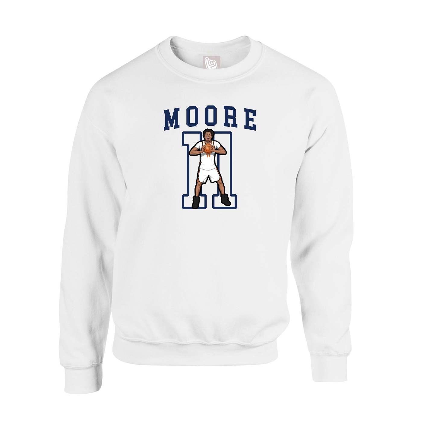 Fleece Crew — Shirsey in White
