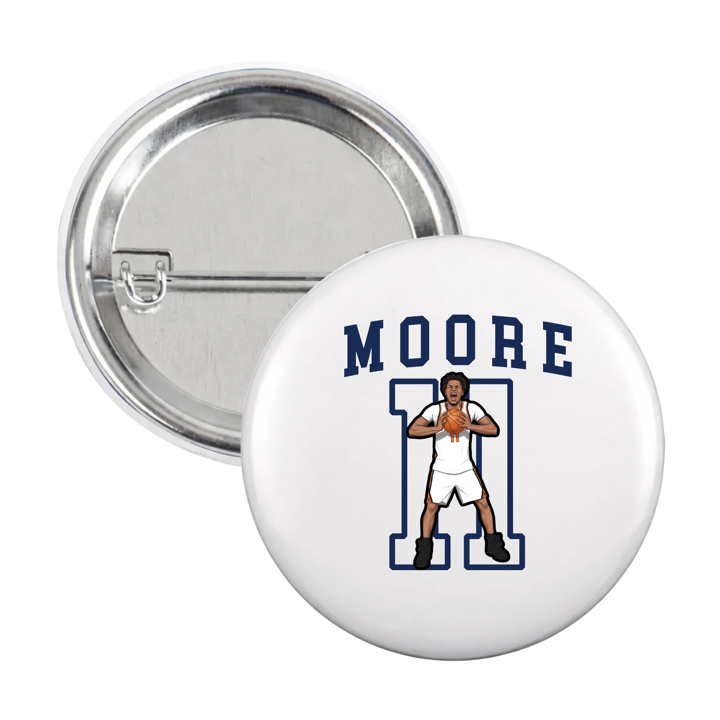 Game Day Button — Shirsey in White