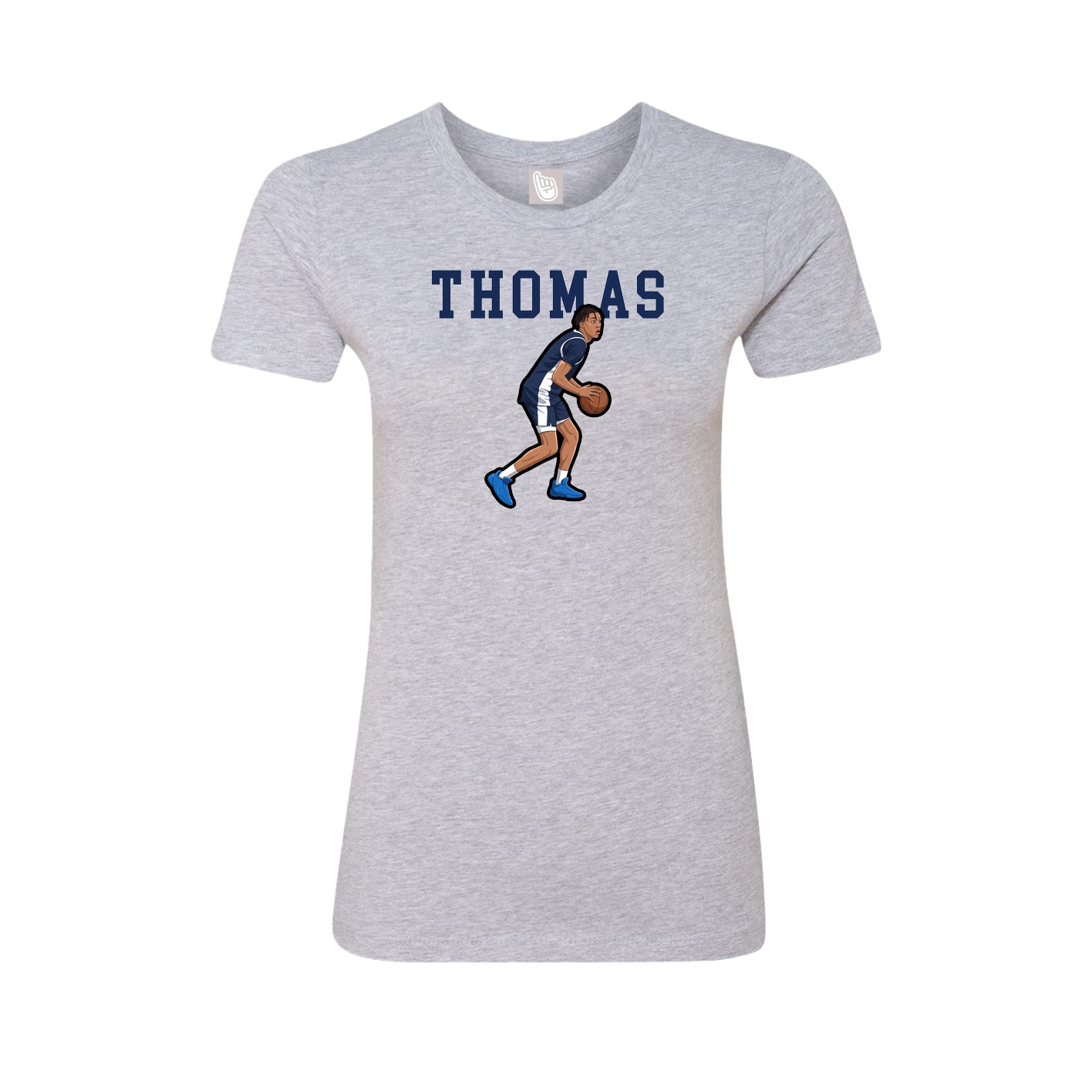 Fitted Women's Tee — Shirsey in Grey