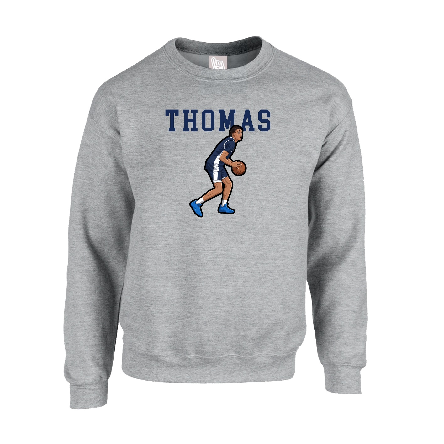Fleece Crew — Shirsey in Grey
