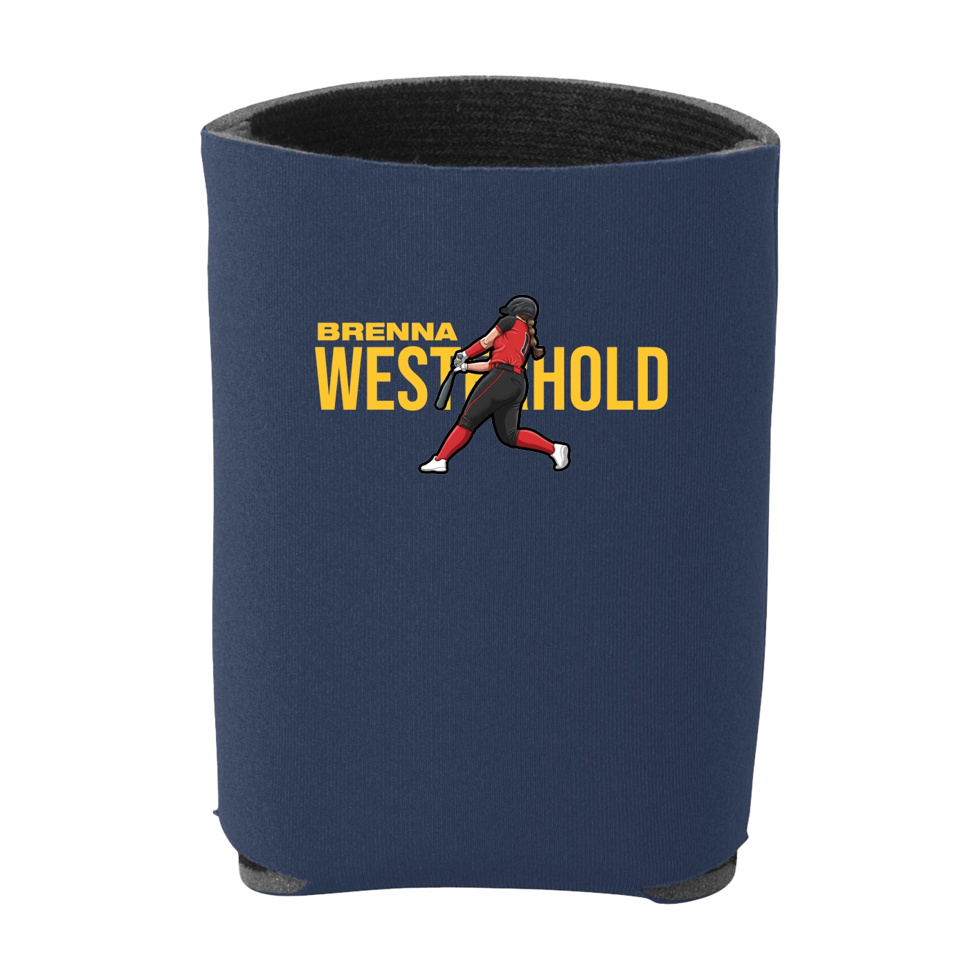 Can Holder — Player Name in Navy