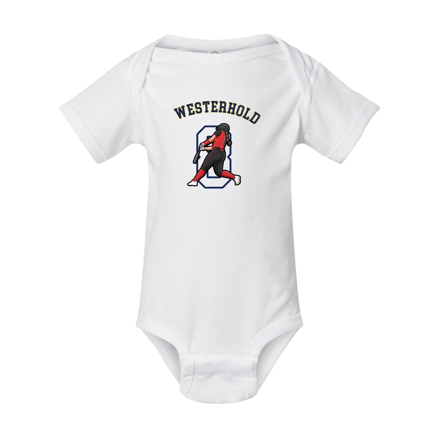 Baby Onesie — Shirsey Arch in White