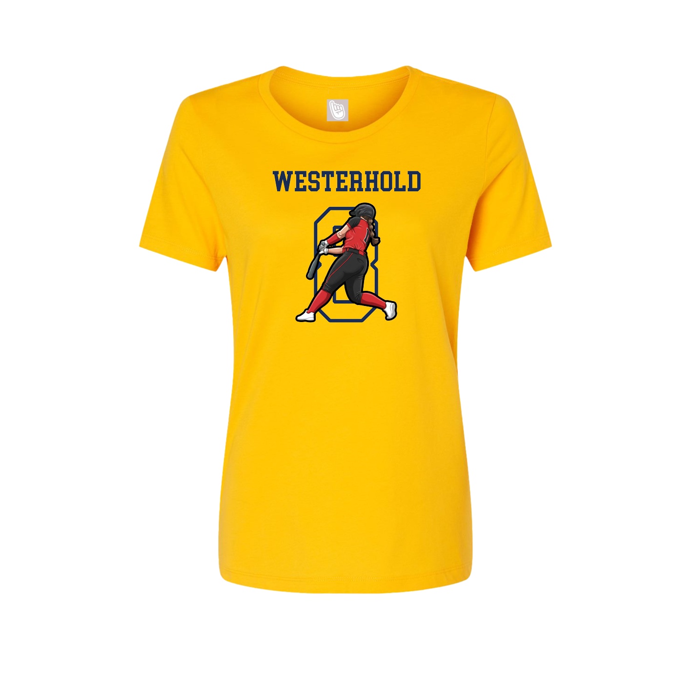 Fitted Women's Tee — Shirsey in Gold