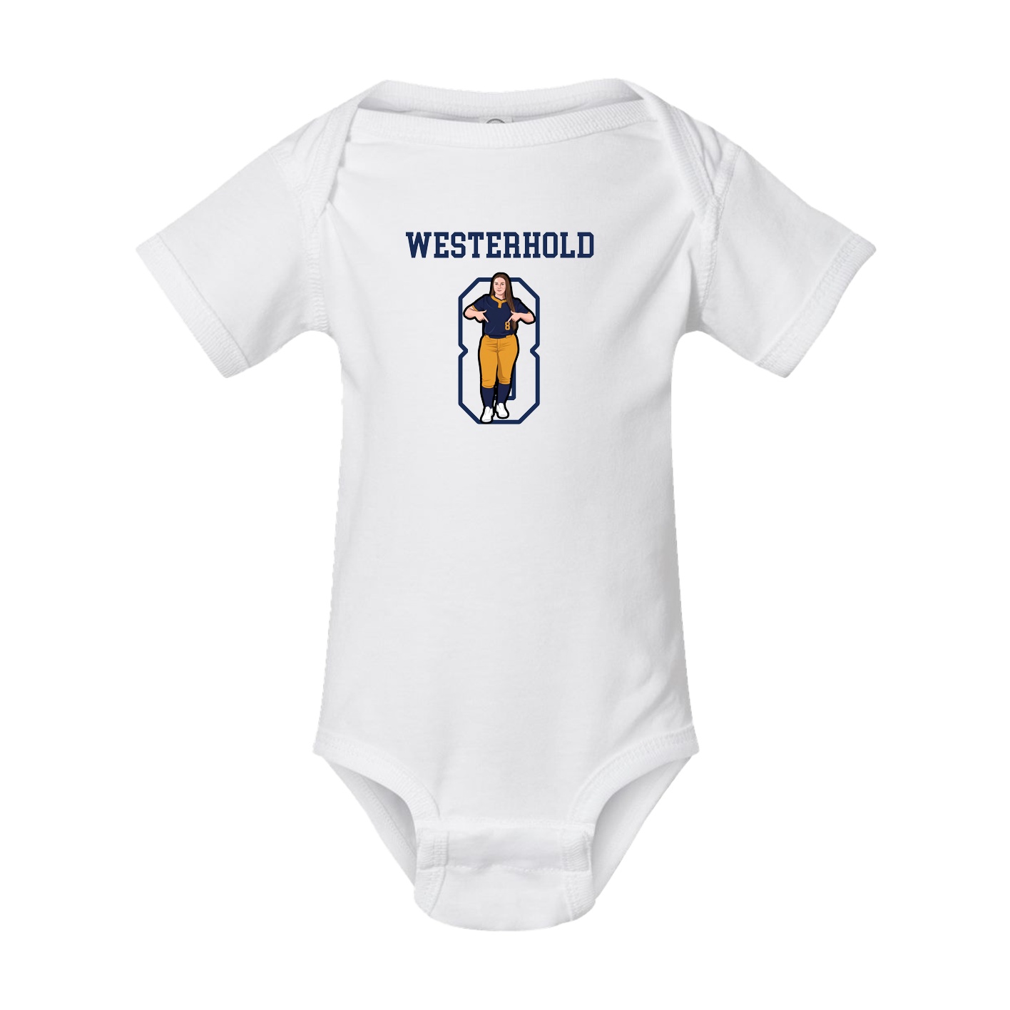 Baby Onesie — Shirsey in White