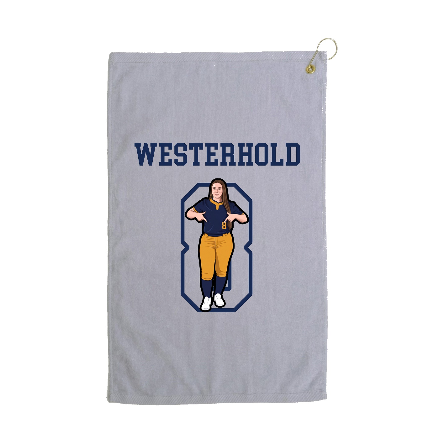 Golf Towel — Shirsey in Grey