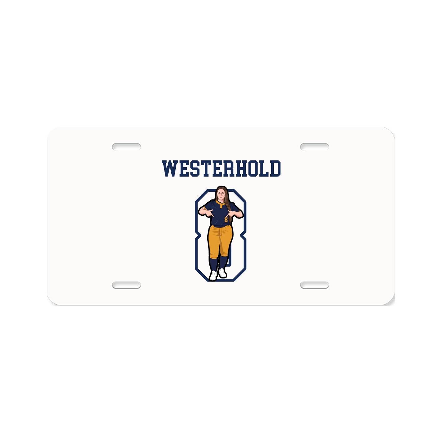License Plate — Shirsey in Classic