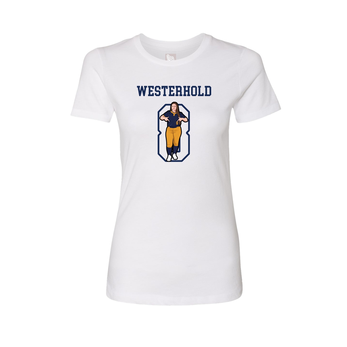 Fitted Women's Tee — Shirsey in White