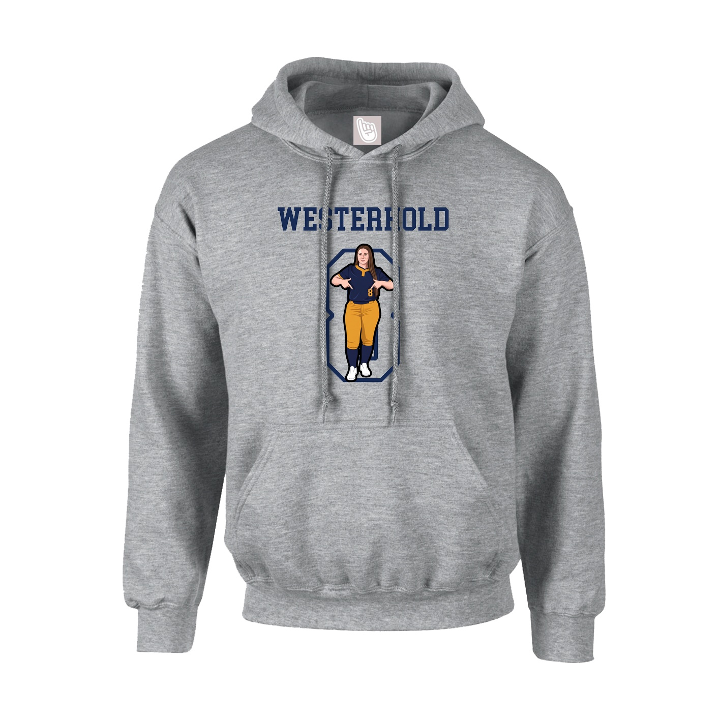 Hoodie — Shirsey in Grey