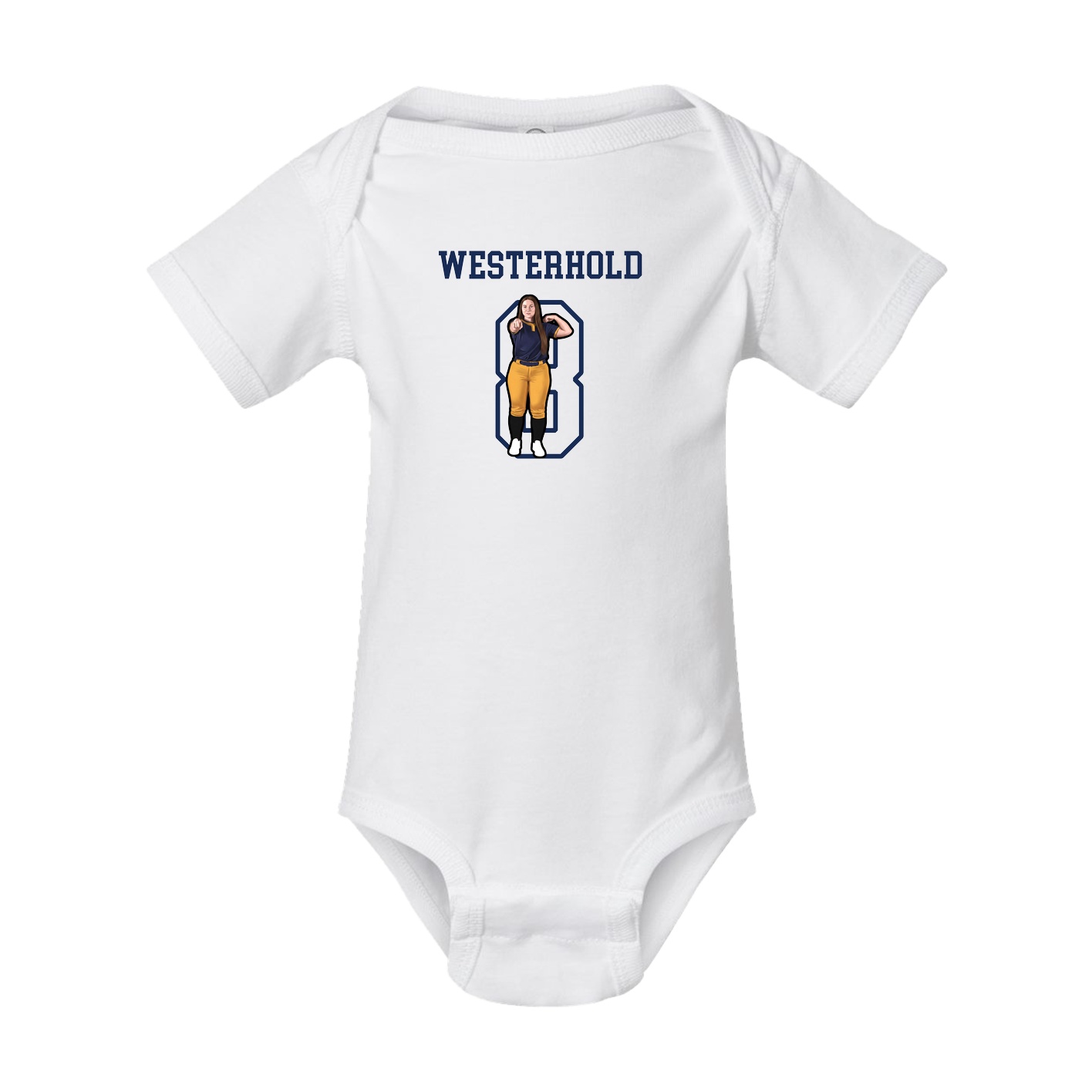 Baby Onesie — Shirsey in White