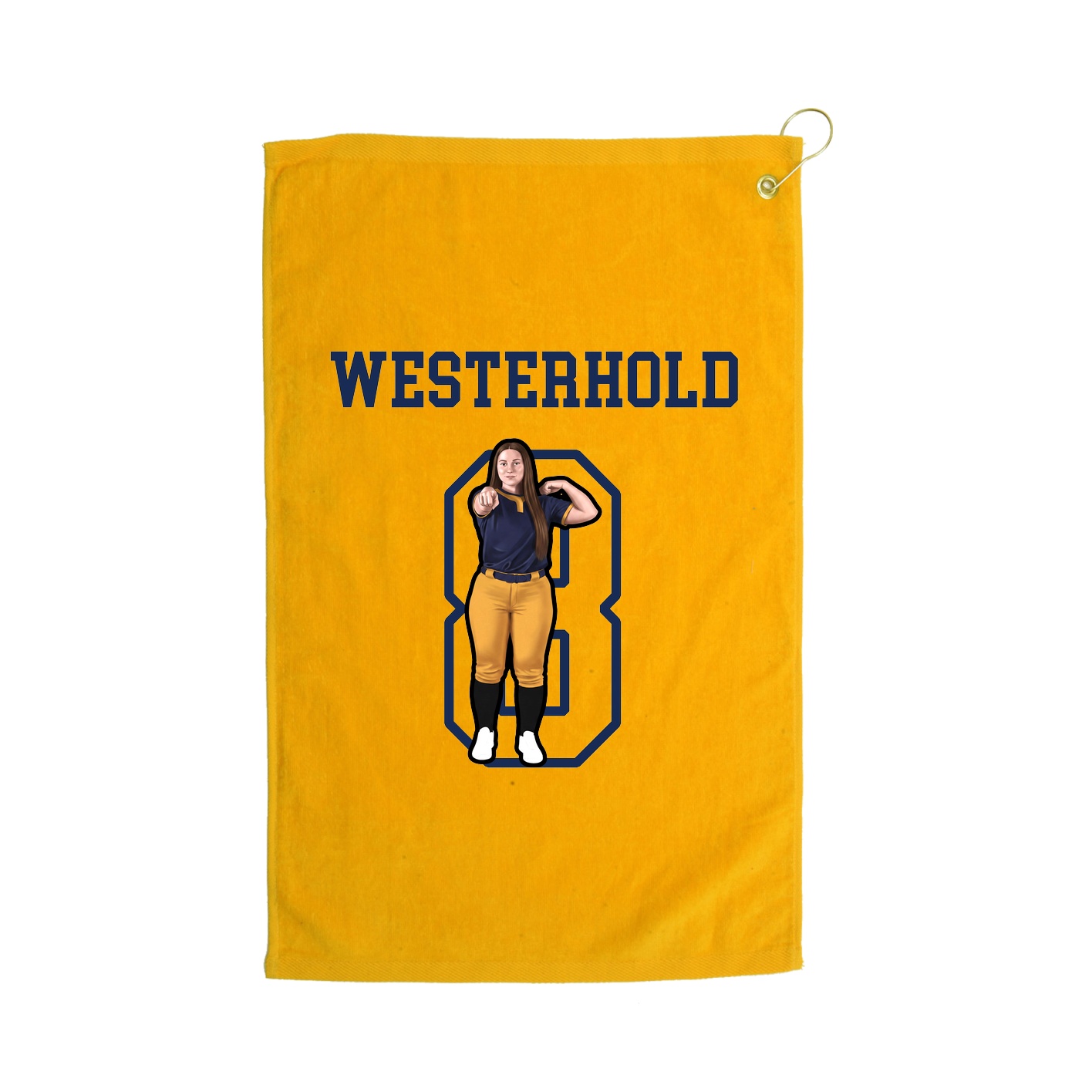 Golf Towel — Shirsey in Gold