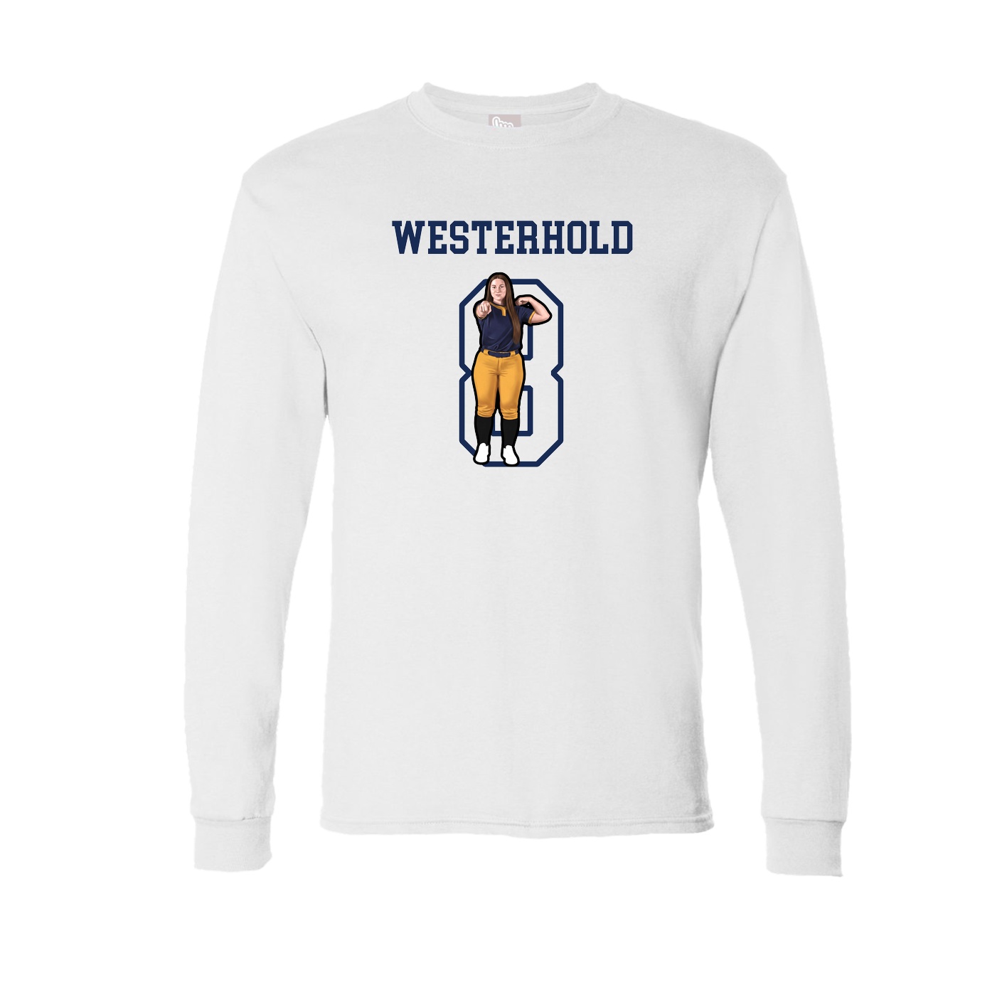 Long Sleeve Tee — Shirsey in White