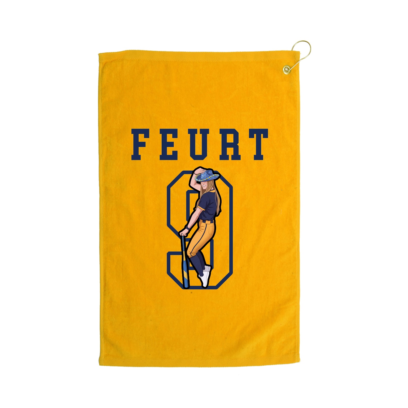 Golf Towel — Shirsey in Gold
