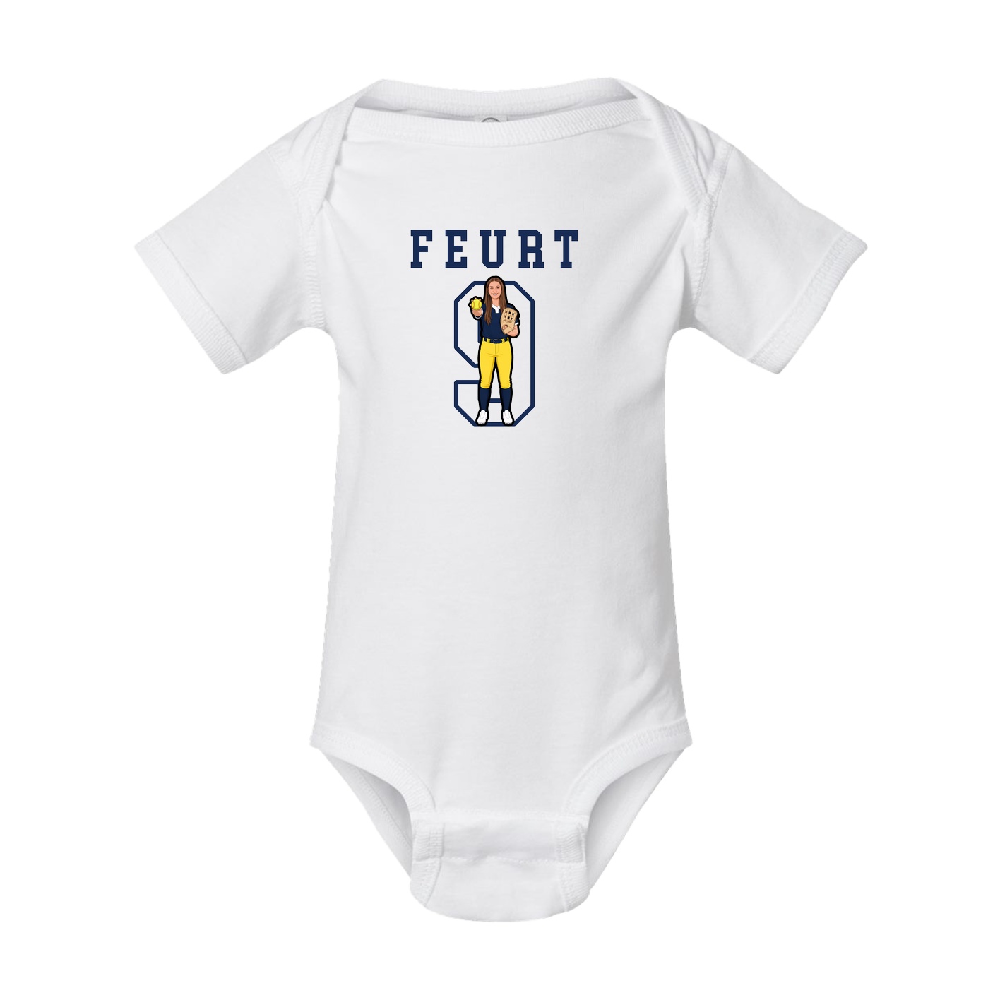 Baby Onesie — Shirsey in White