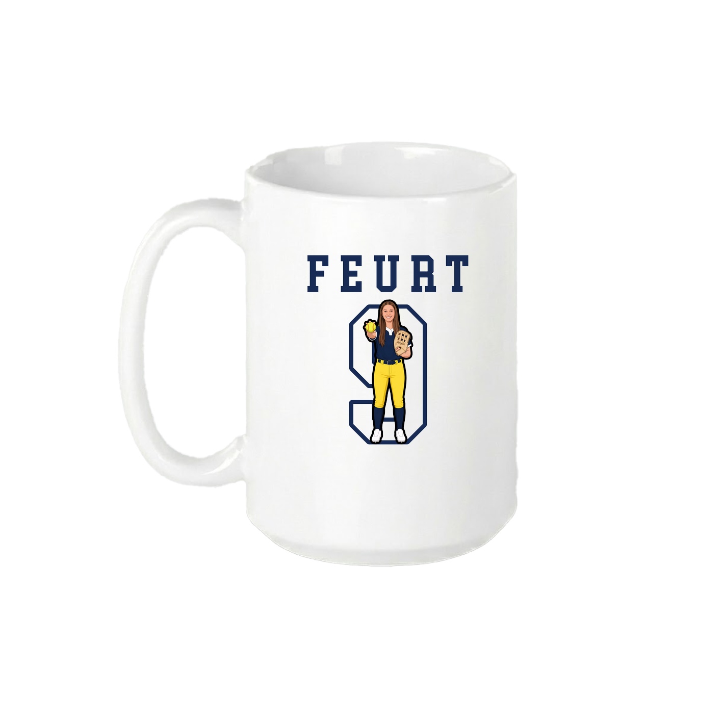 15oz Coffee Mug — Shirsey in White