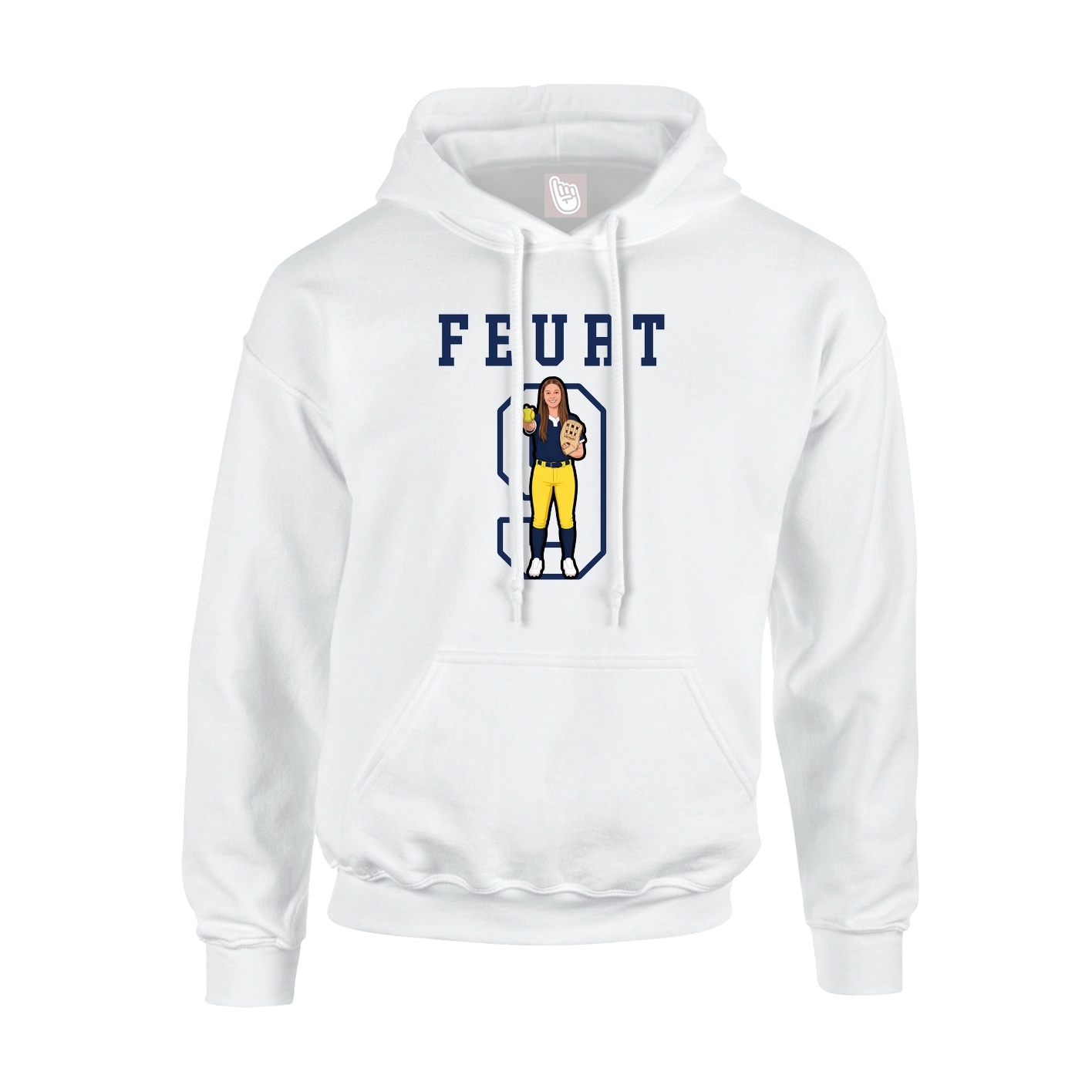 Youth Hoodie — Shirsey in White
