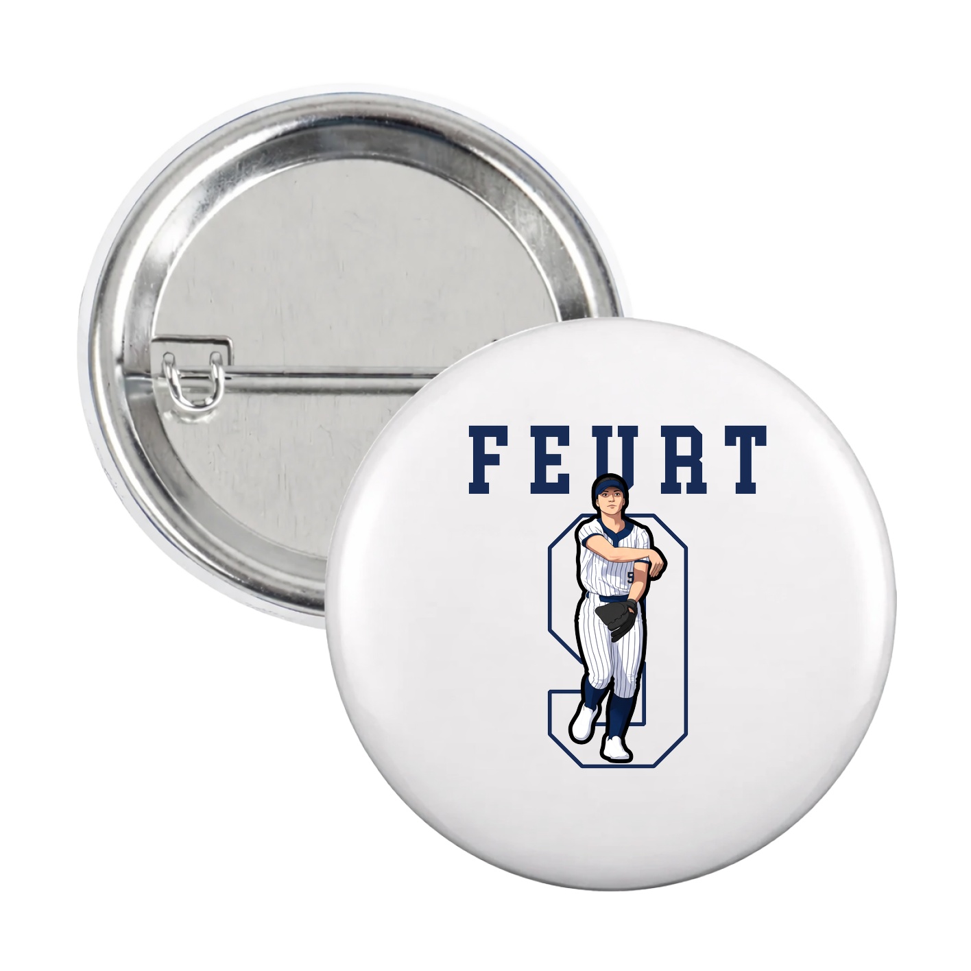Game Day Button — Shirsey in White
