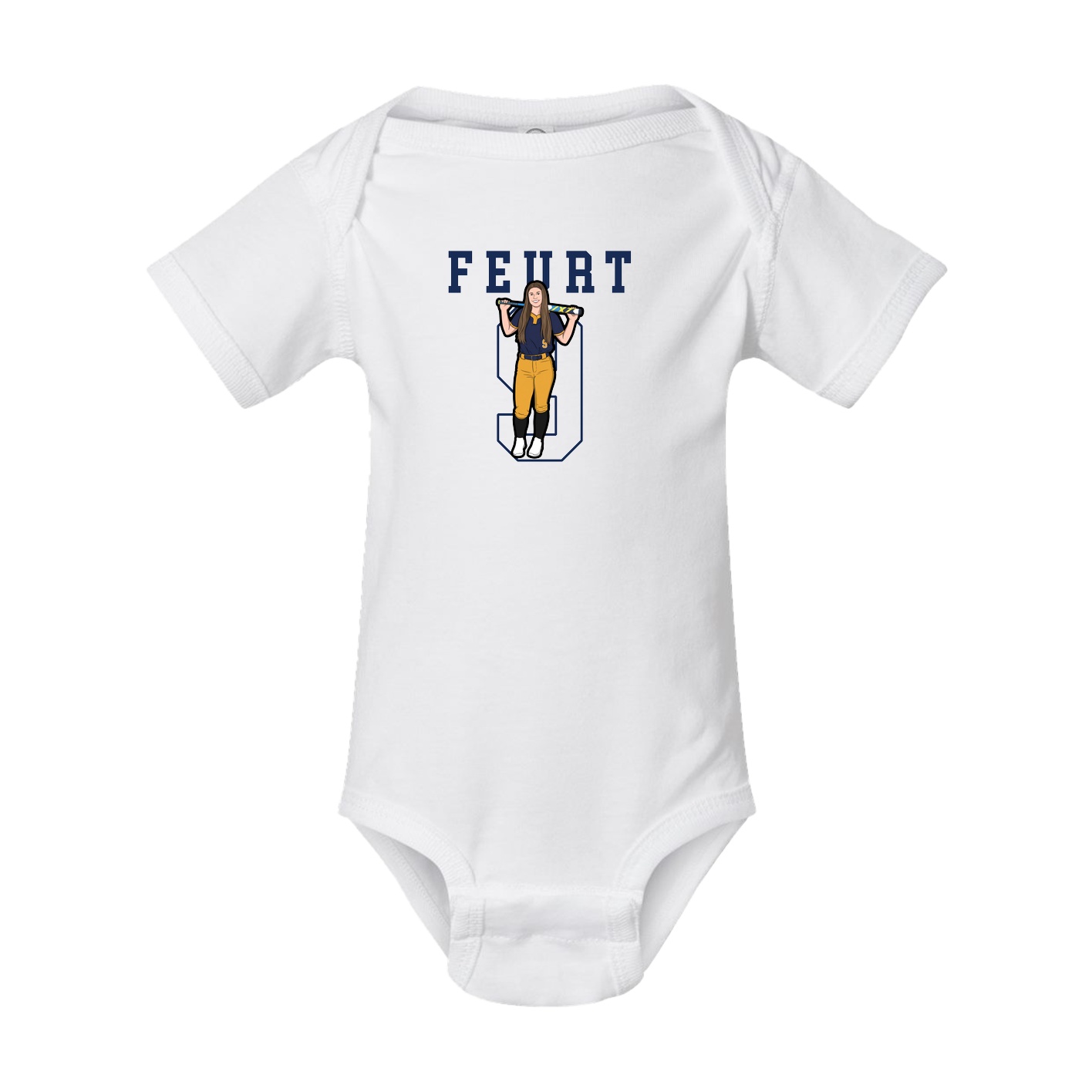 Baby Onesie — Shirsey in White