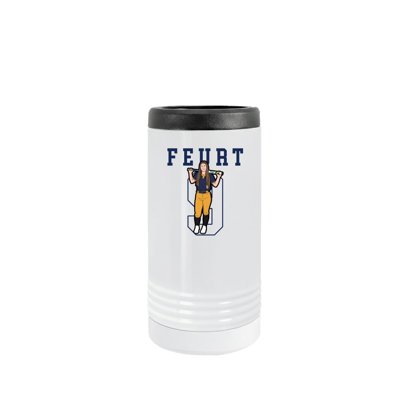 Slim Beverage Holder — Shirsey in White