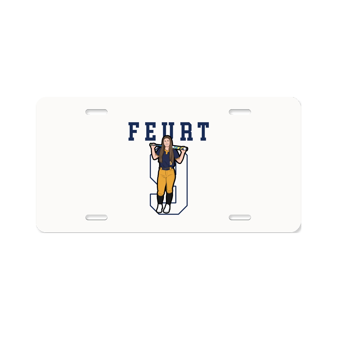 License Plate — Shirsey in Classic