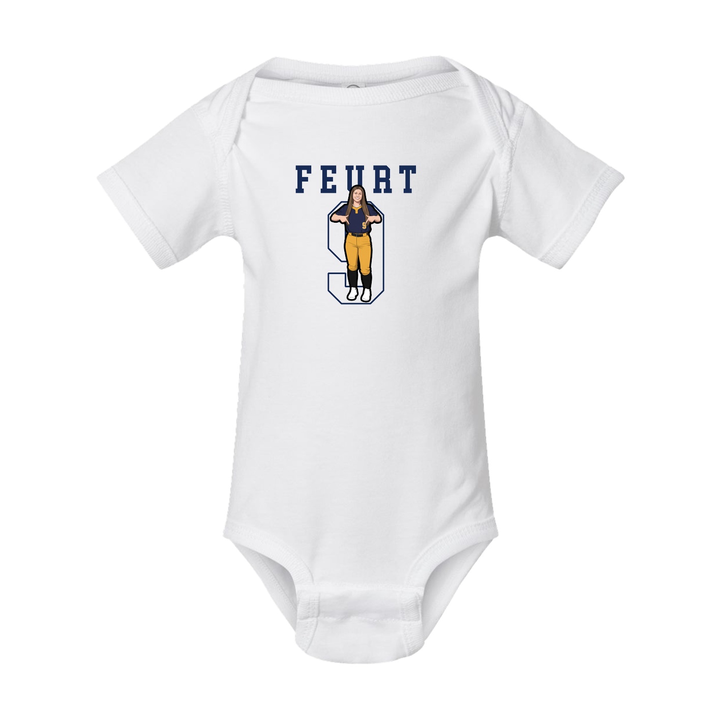 Baby Onesie — Shirsey in White