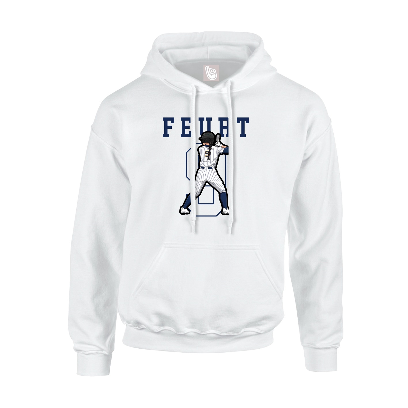 Hoodie — Shirsey in White