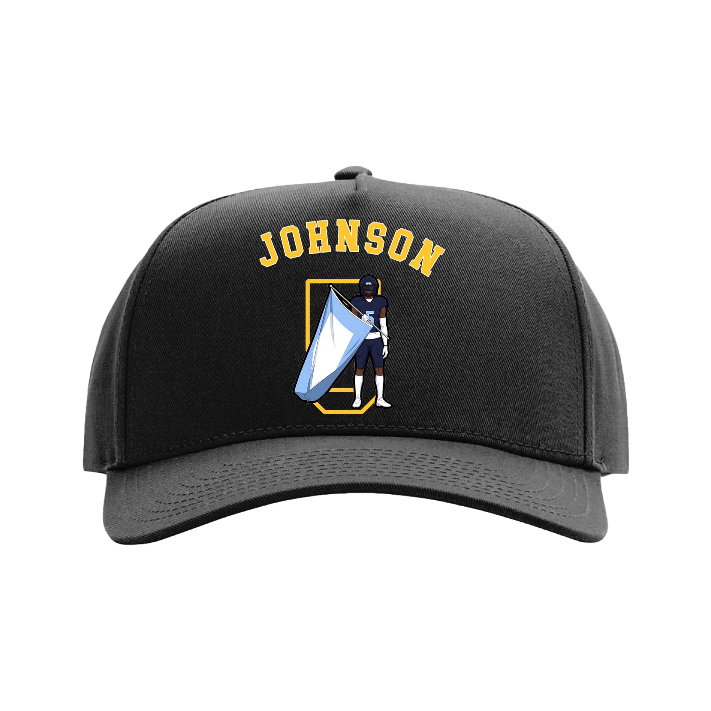 Full Fabric Five-Panel Champ Cap