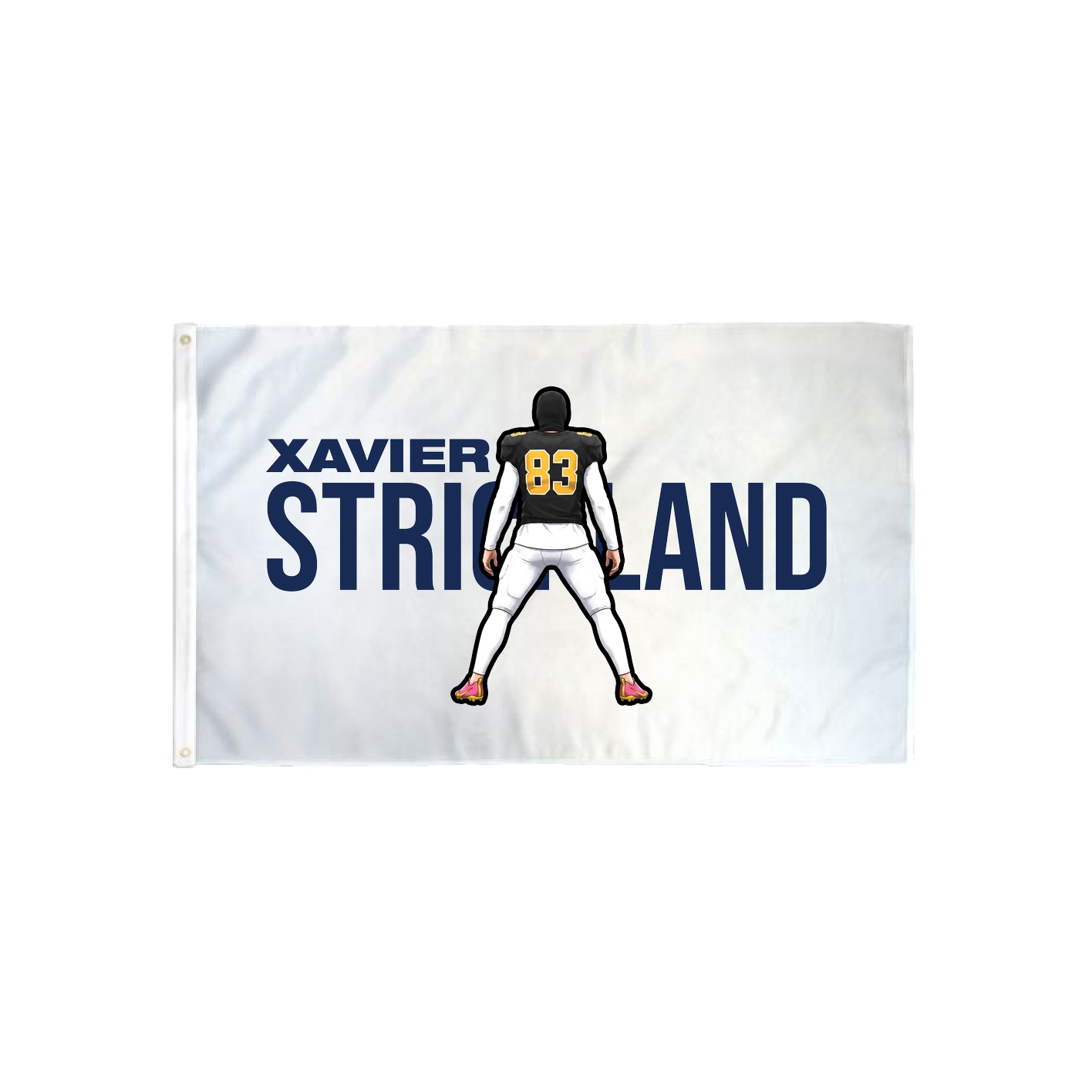 3x5 Flag — Player Name in Classic