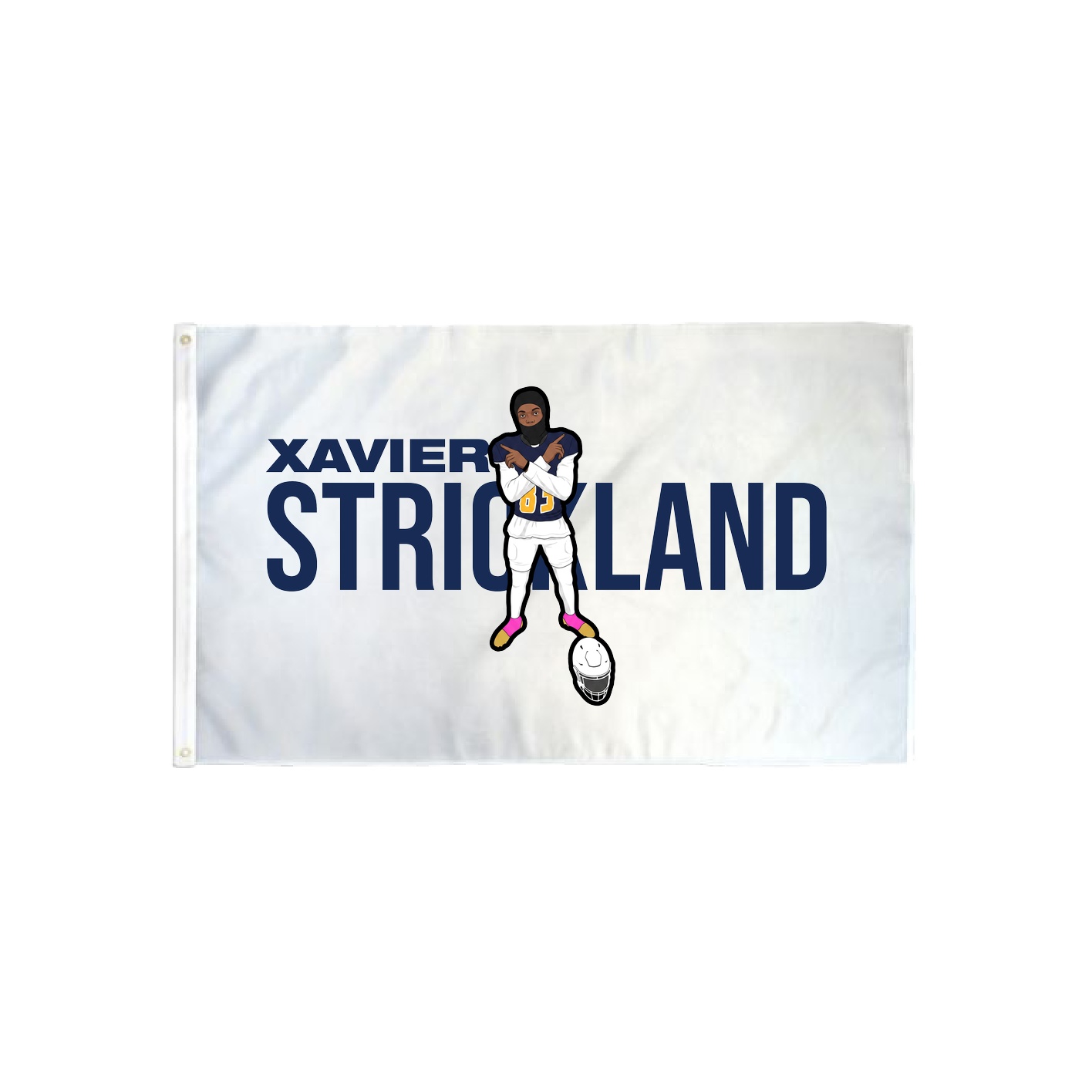 3x5 Flag — Player Name in Classic