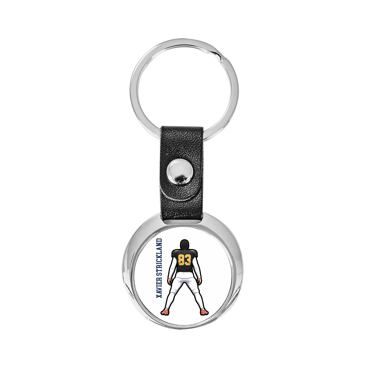 Key Chain — Name Vertical in Classic