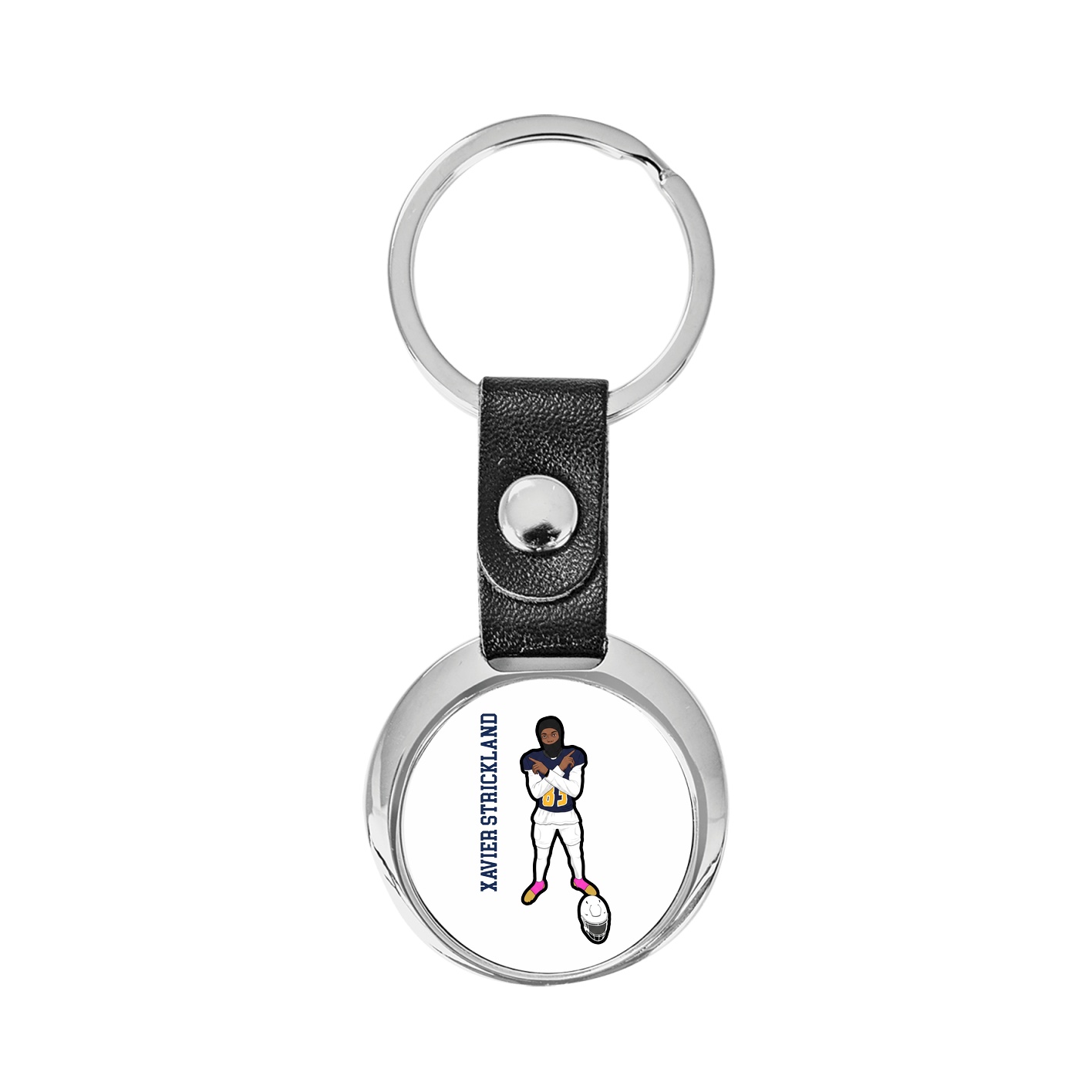 Key Chain — Name Vertical in Classic