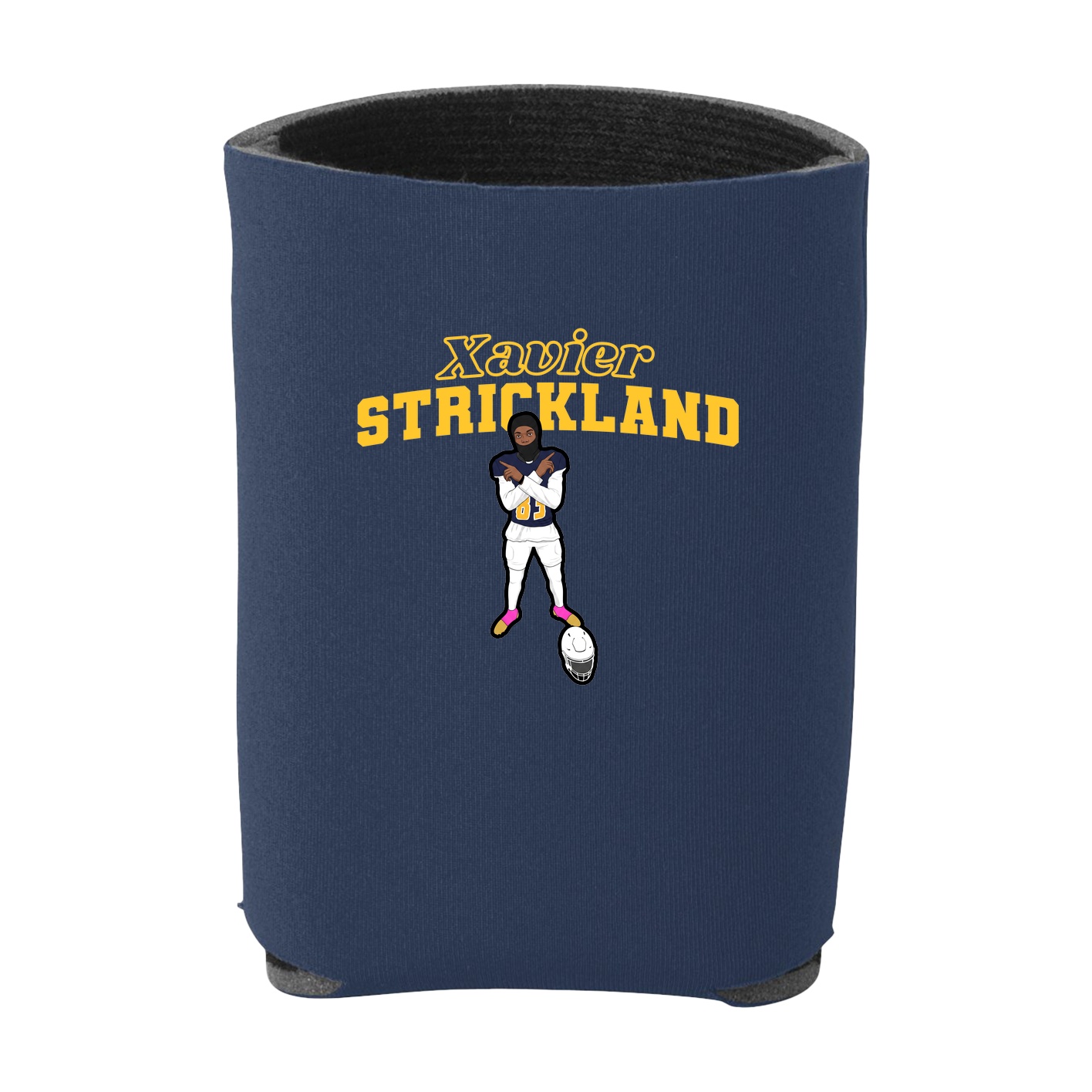 Can Holder — Name Arch in Navy