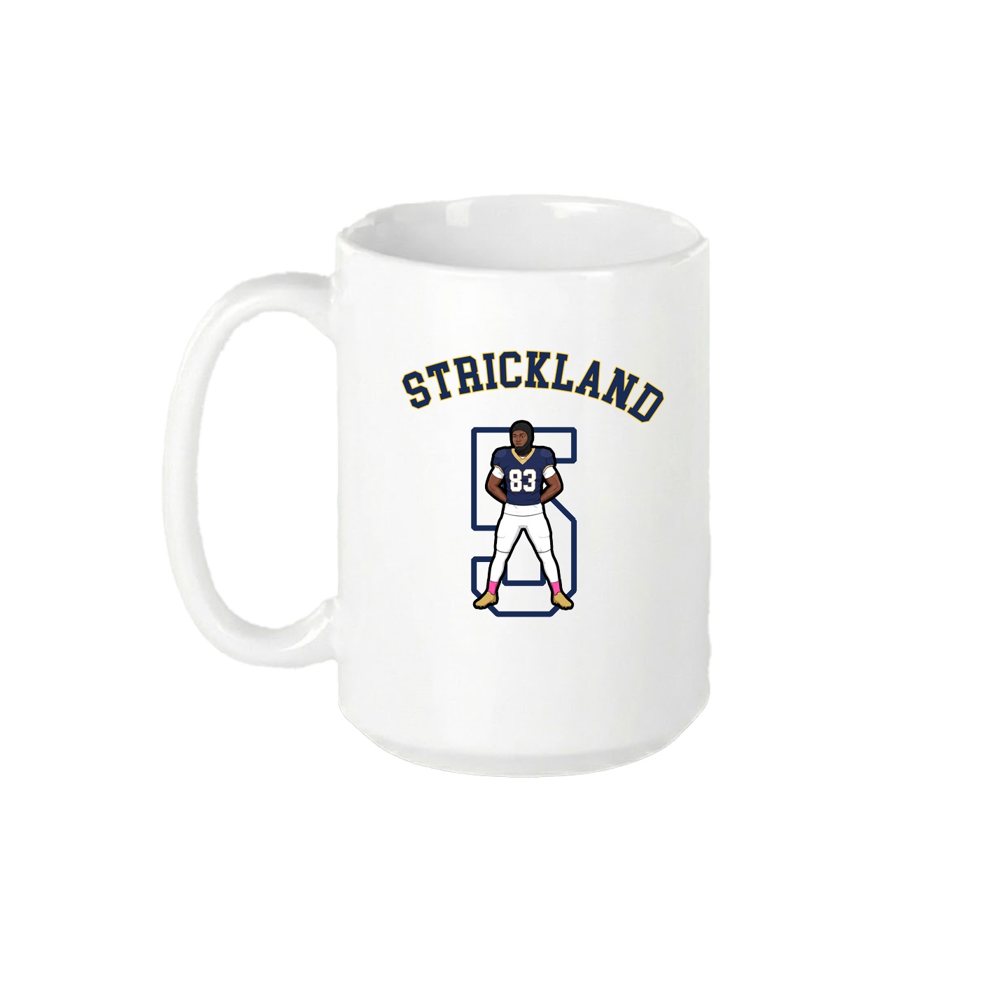 15oz Coffee Mug — Shirsey Arch in White