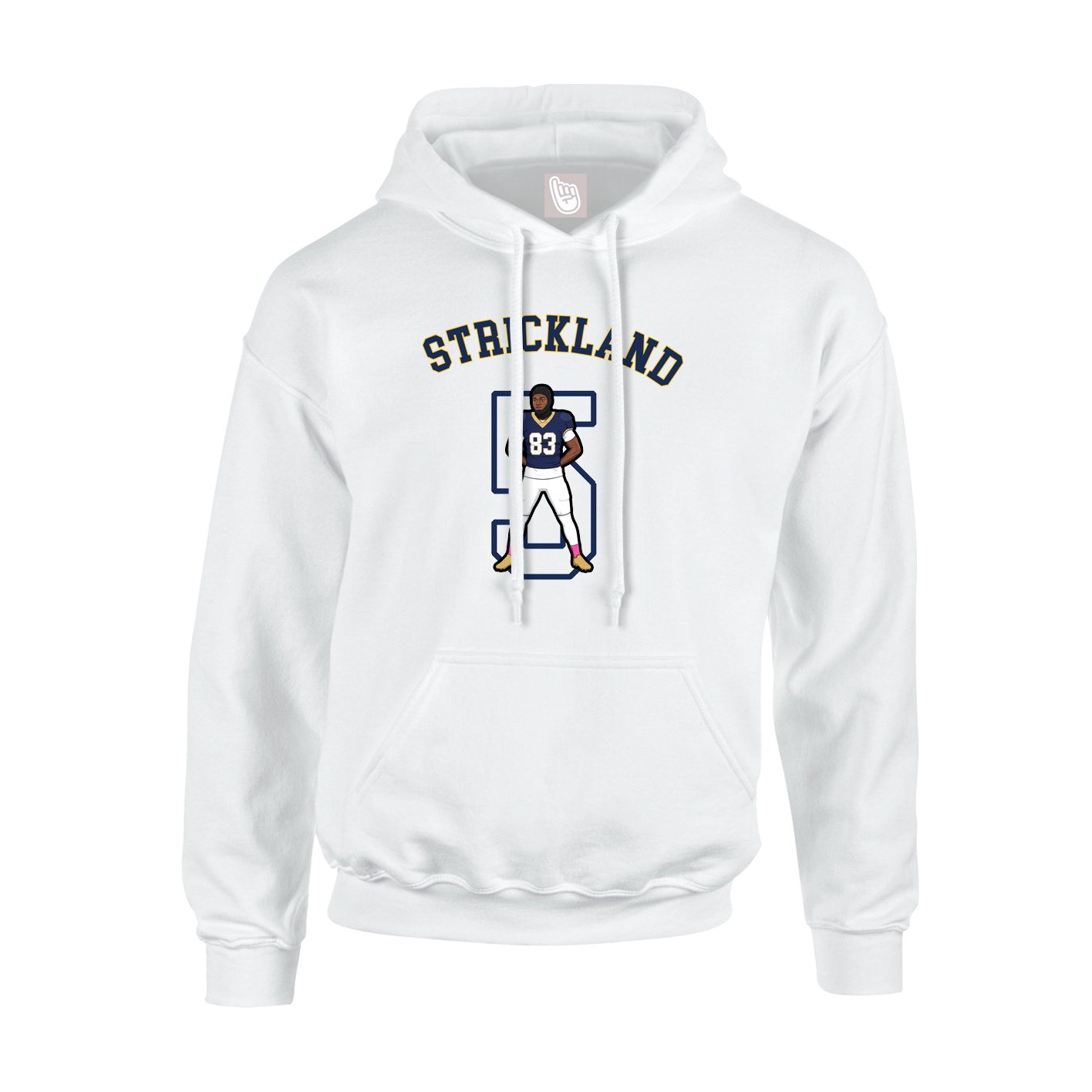 Hoodie — Shirsey Arch in White