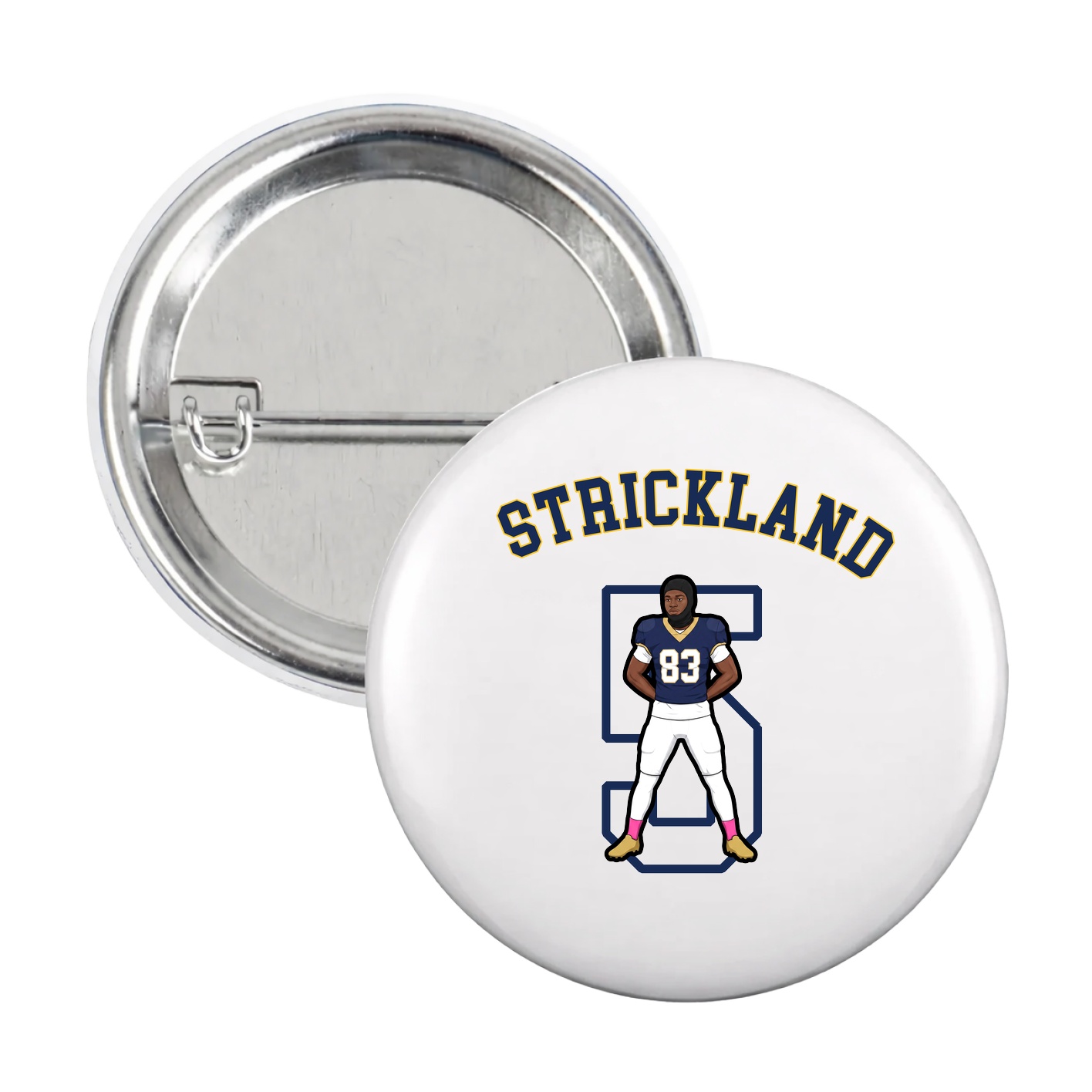Game Day Button — Shirsey Arch in White