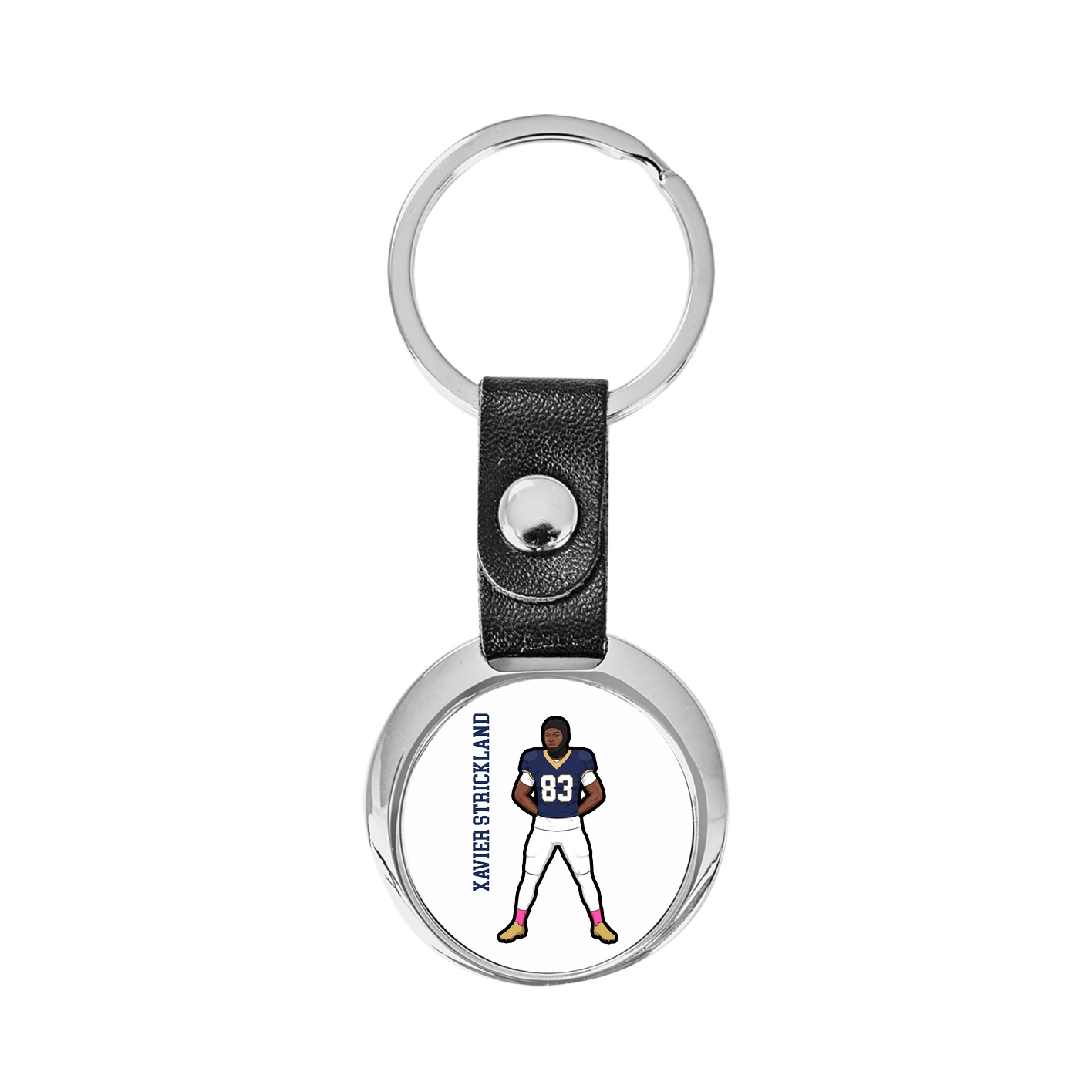 Key Chain — Name Vertical in Classic