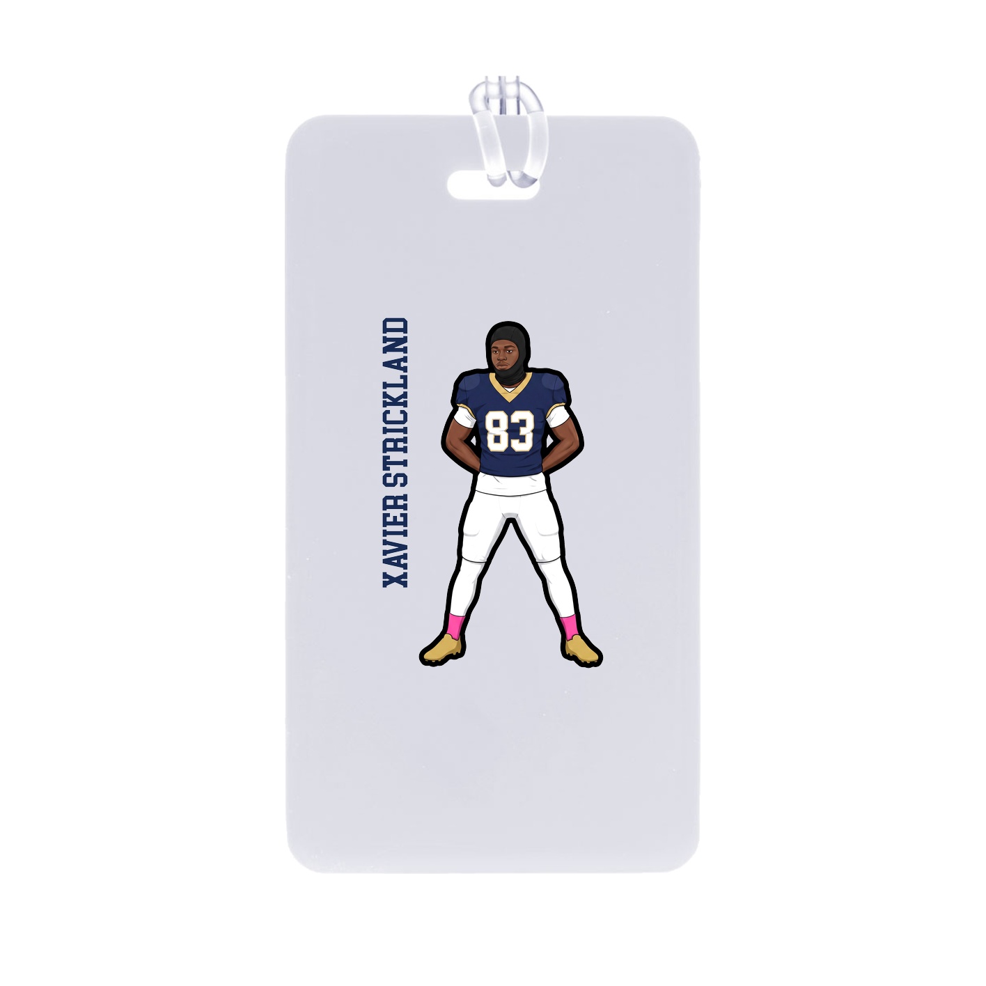 Bag Tag — Name Vertical in Classic